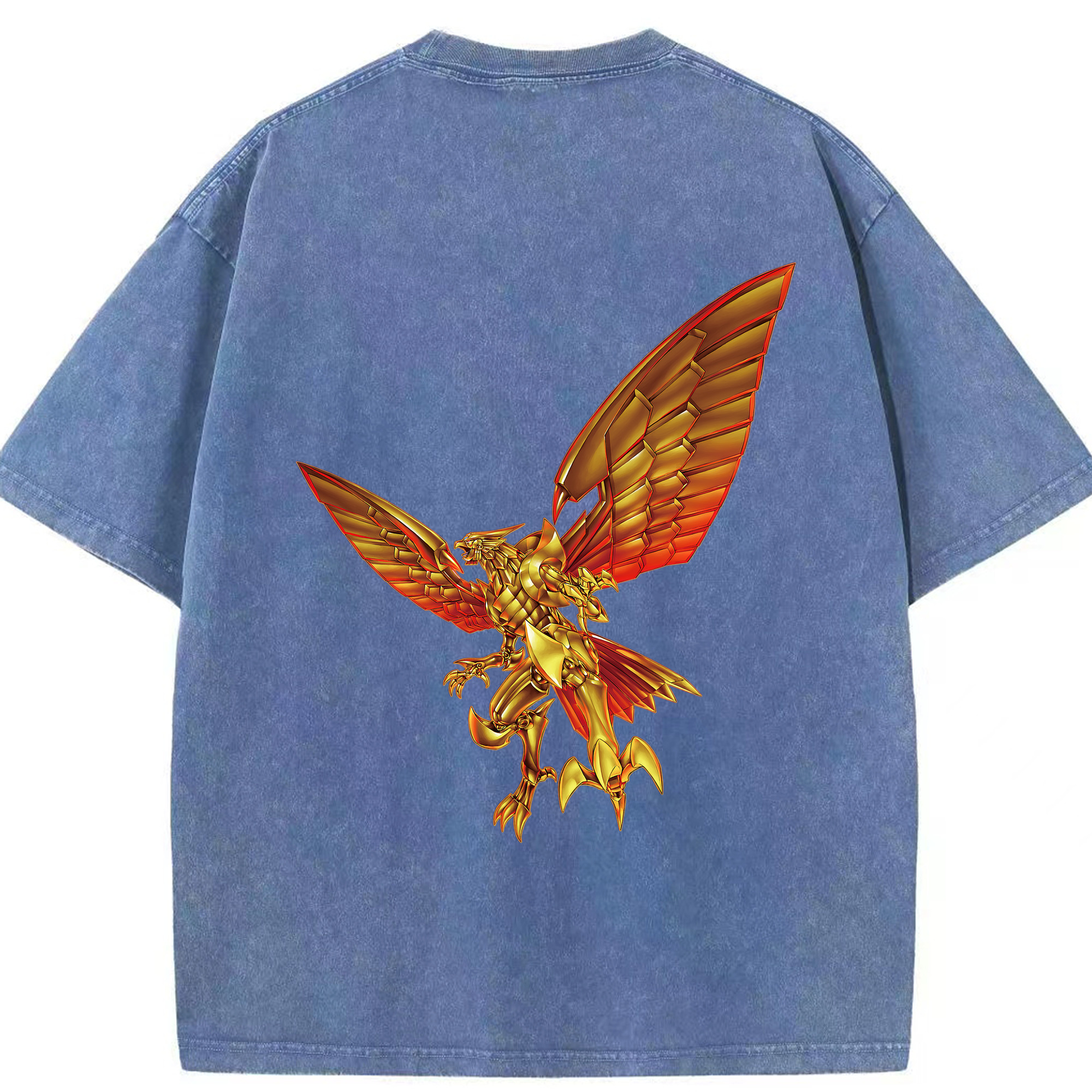 （画像用） 遊☆戯☆王 Yu-Gi-Oh! 綿100% ヴィンテージ風 半袖Tシャツ（背面プリント）