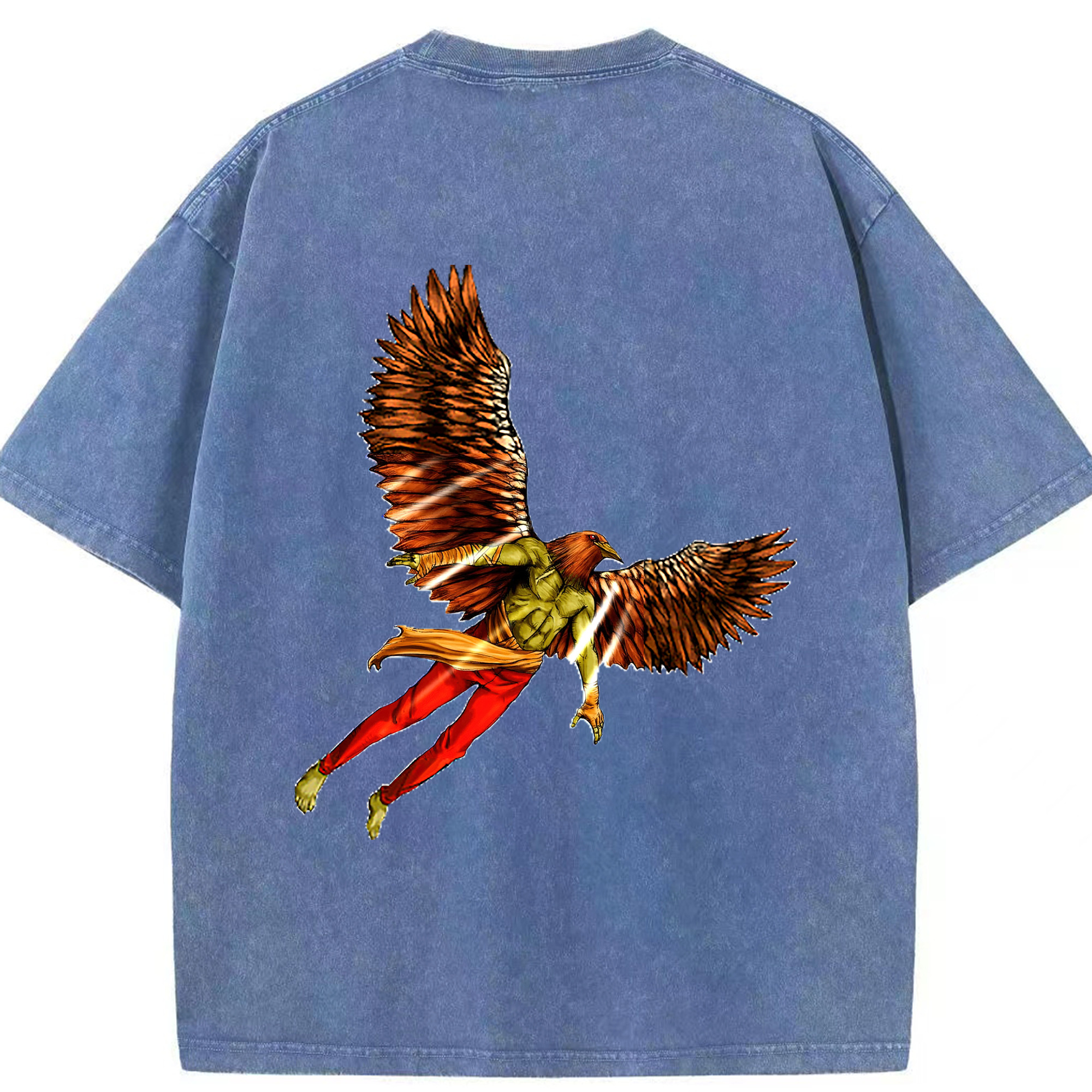 （画像用） 遊☆戯☆王 Yu-Gi-Oh! 綿100% ヴィンテージ風 半袖Tシャツ（背面プリント）