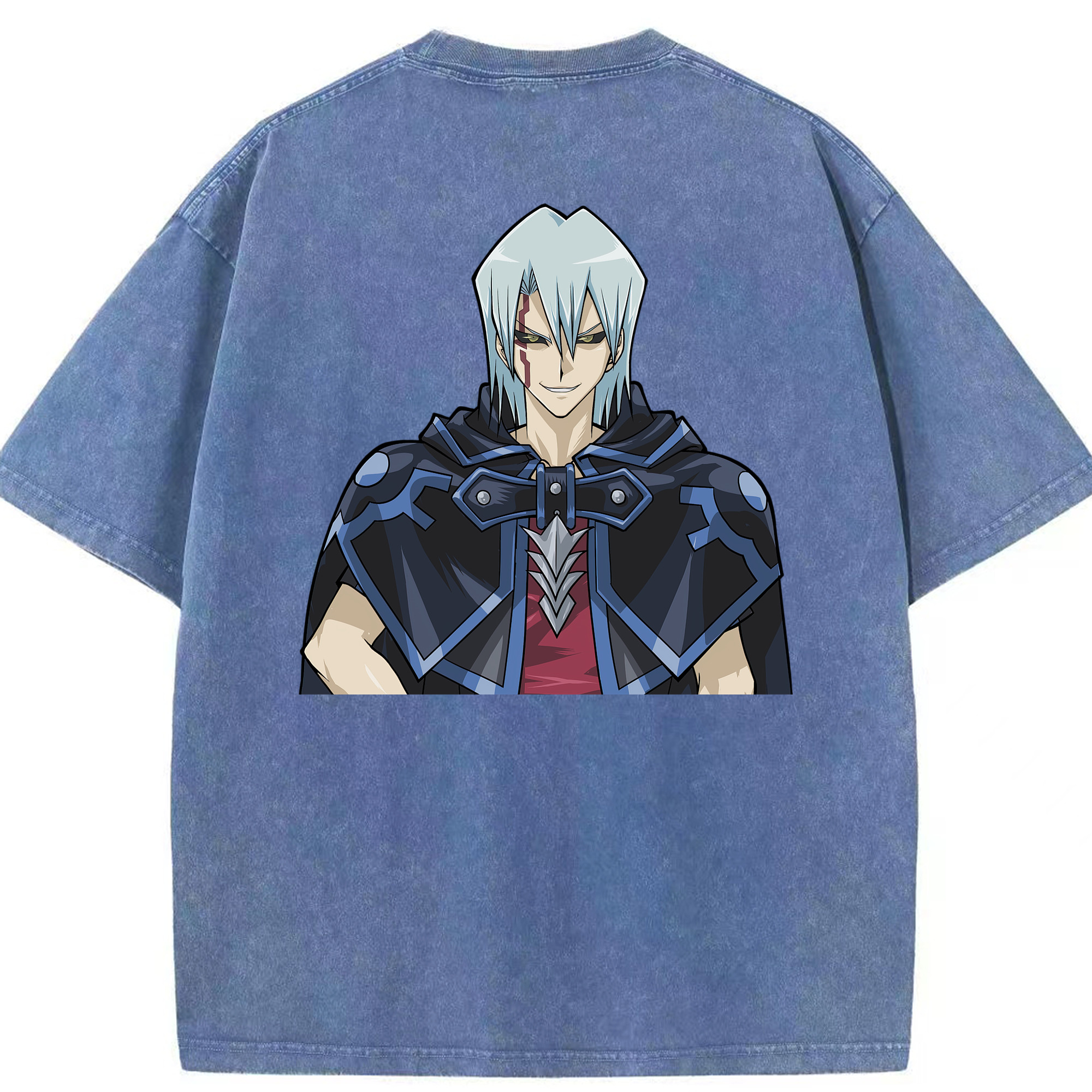 （画像用） 遊☆戯☆王 Yu-Gi-Oh! 綿100% ヴィンテージ風 半袖Tシャツ（背面プリント）