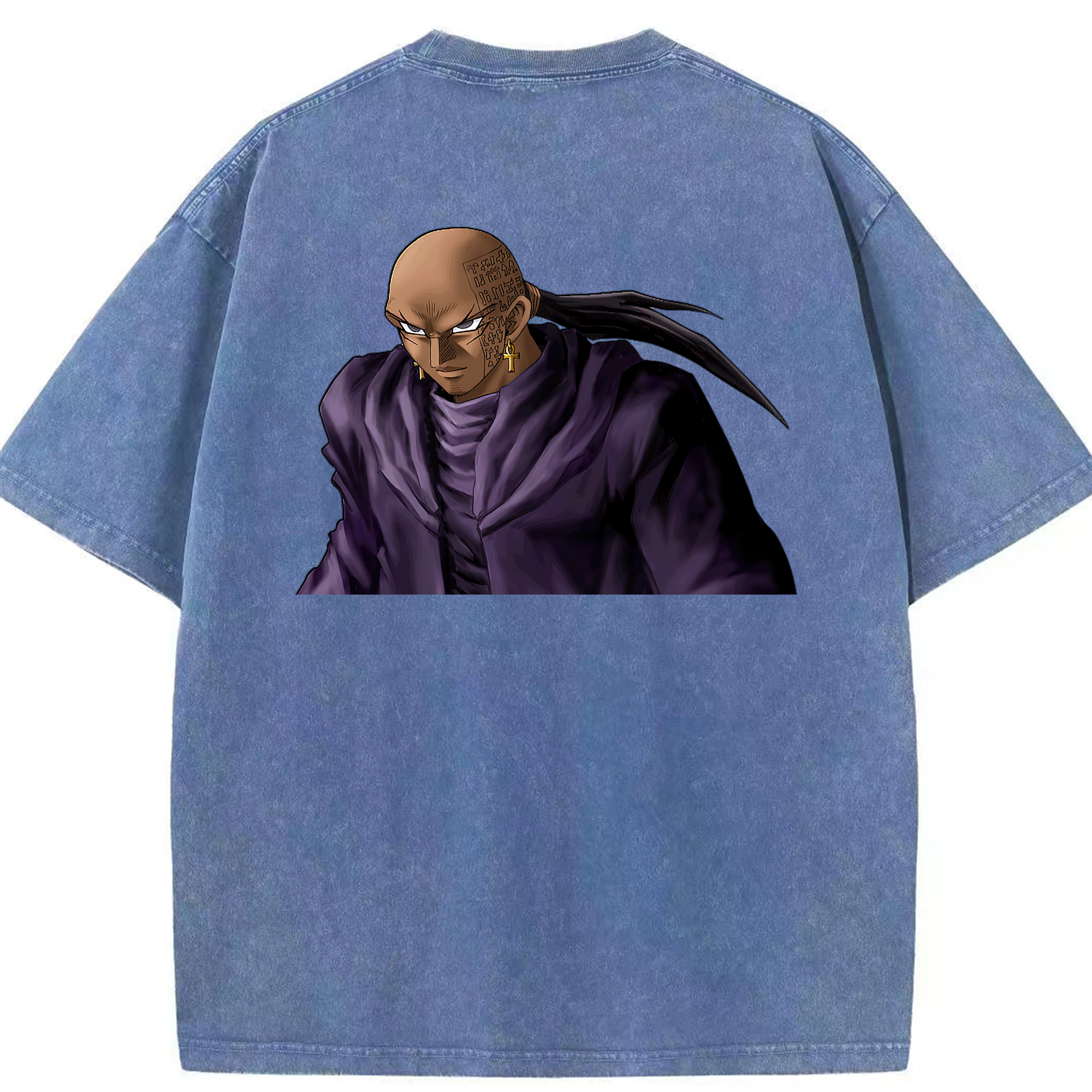 （画像用） 遊☆戯☆王 Yu-Gi-Oh! 綿100% ヴィンテージ風 半袖Tシャツ（背面プリント）