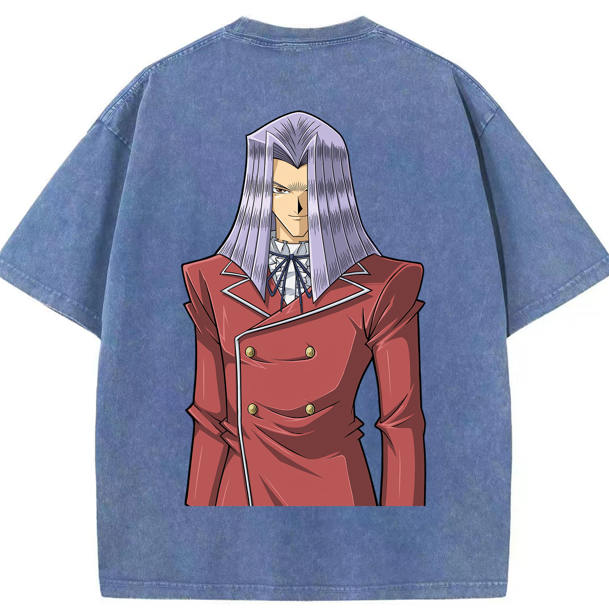 （画像用） 遊☆戯☆王 Yu-Gi-Oh! 綿100% ヴィンテージ風 半袖Tシャツ（背面プリント）