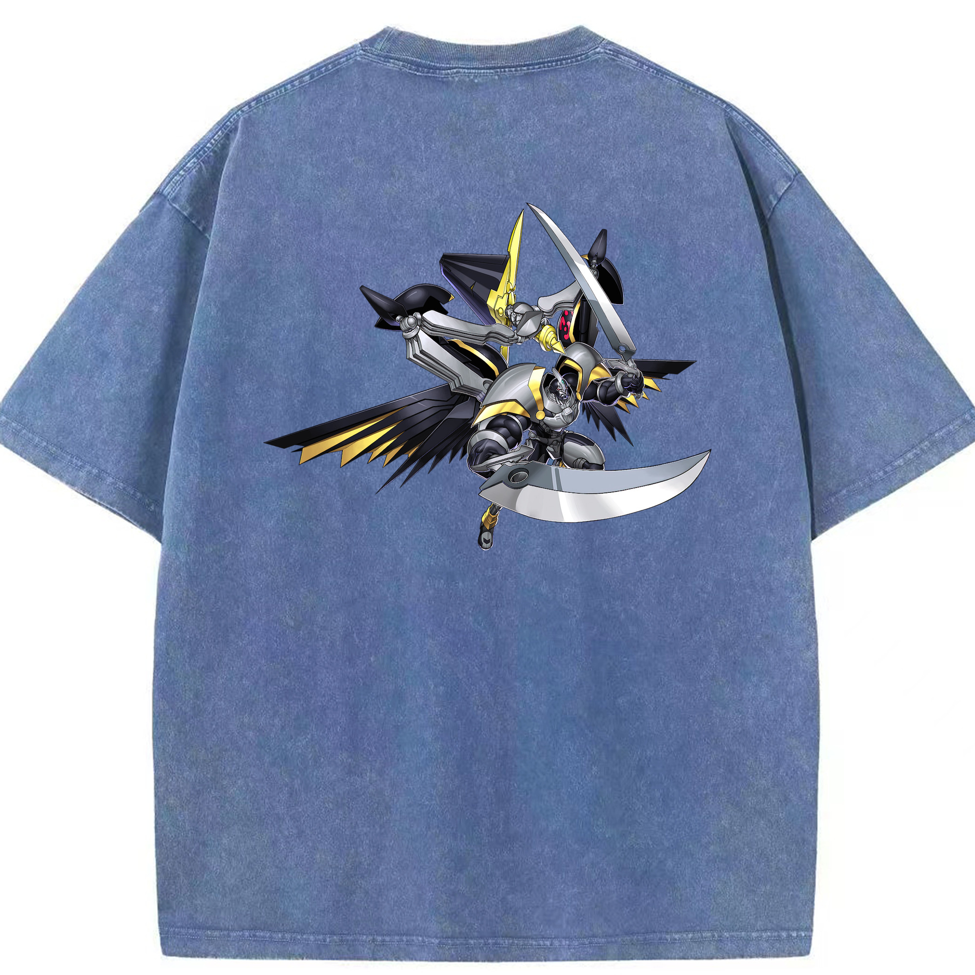（画像用） 遊☆戯☆王 Yu-Gi-Oh! 綿100% ヴィンテージ風 半袖Tシャツ（背面プリント）