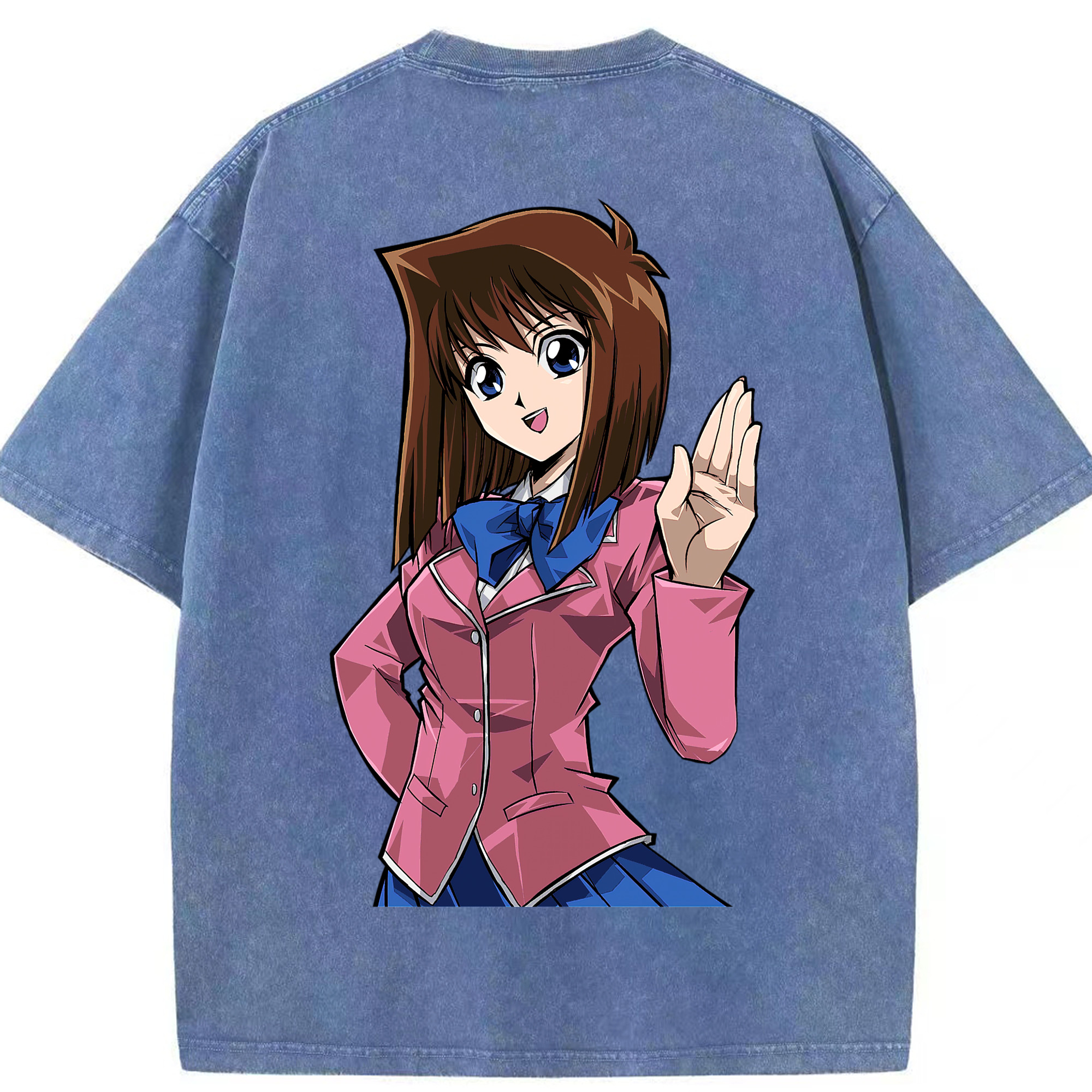 （画像用） 遊☆戯☆王 Yu-Gi-Oh! 綿100% ヴィンテージ風 半袖Tシャツ（背面プリント）