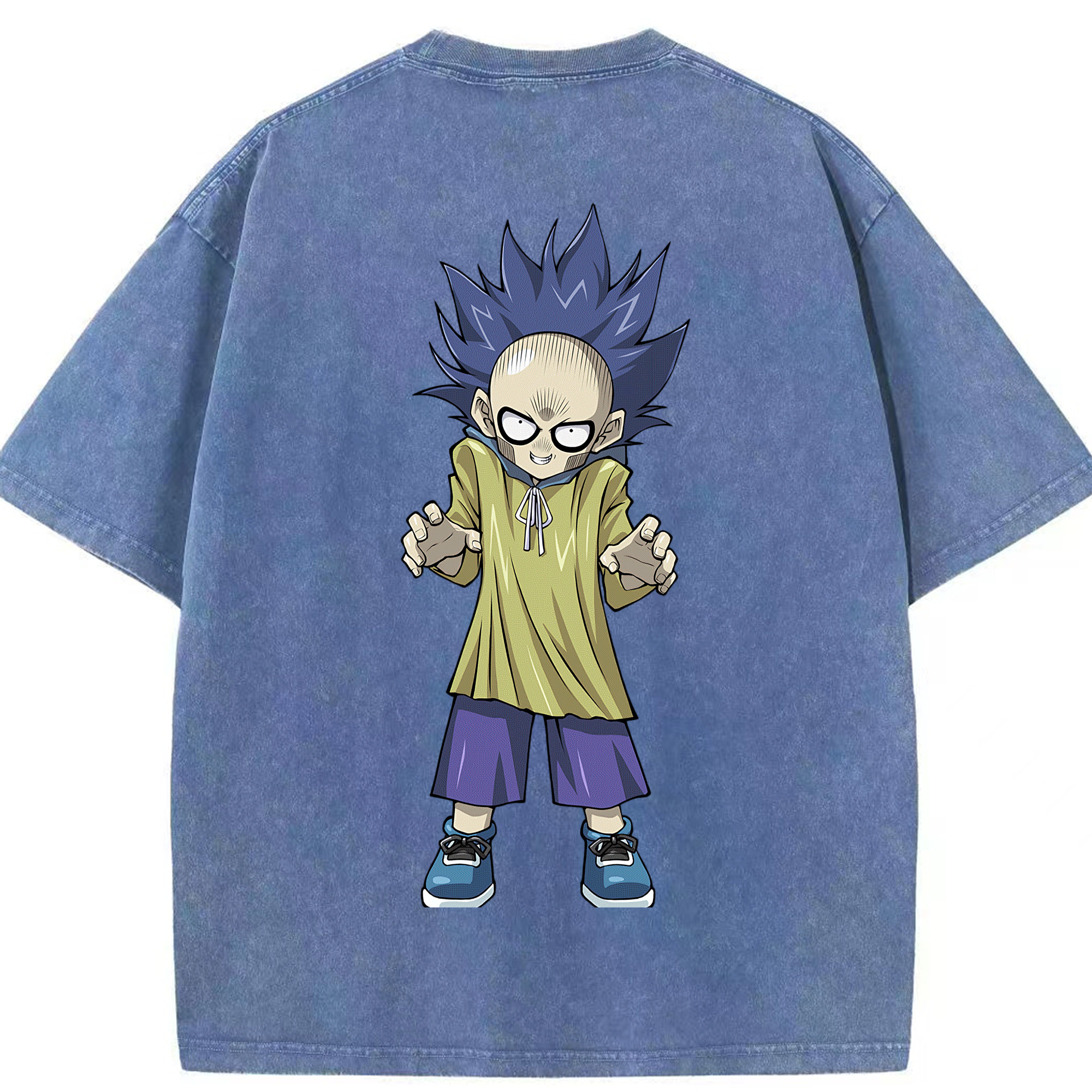 （画像用） 遊☆戯☆王 Yu-Gi-Oh! 綿100% ヴィンテージ風 半袖Tシャツ（背面プリント）
