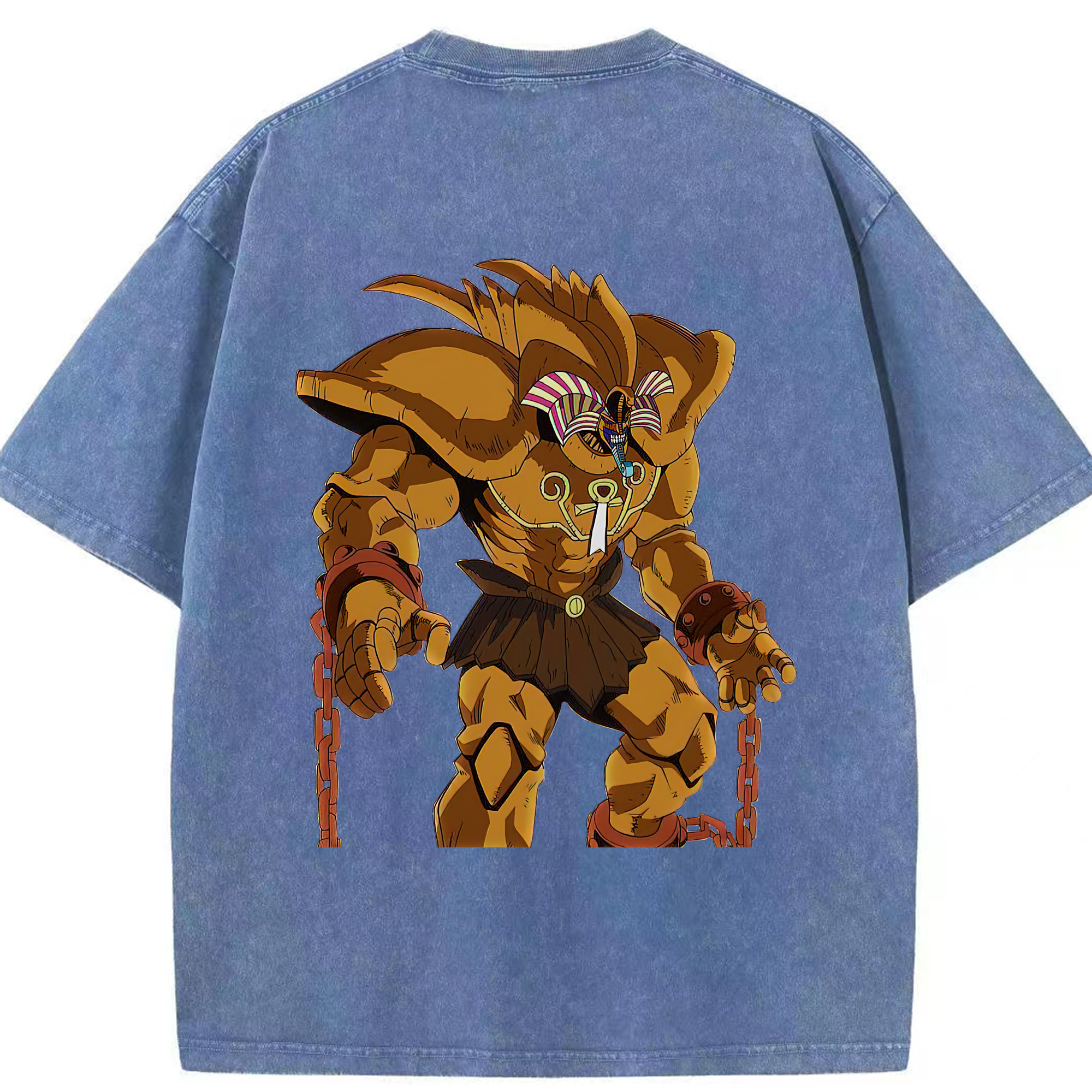 （画像用） 遊☆戯☆王 Yu-Gi-Oh! 綿100% ヴィンテージ風 半袖Tシャツ（背面プリント）