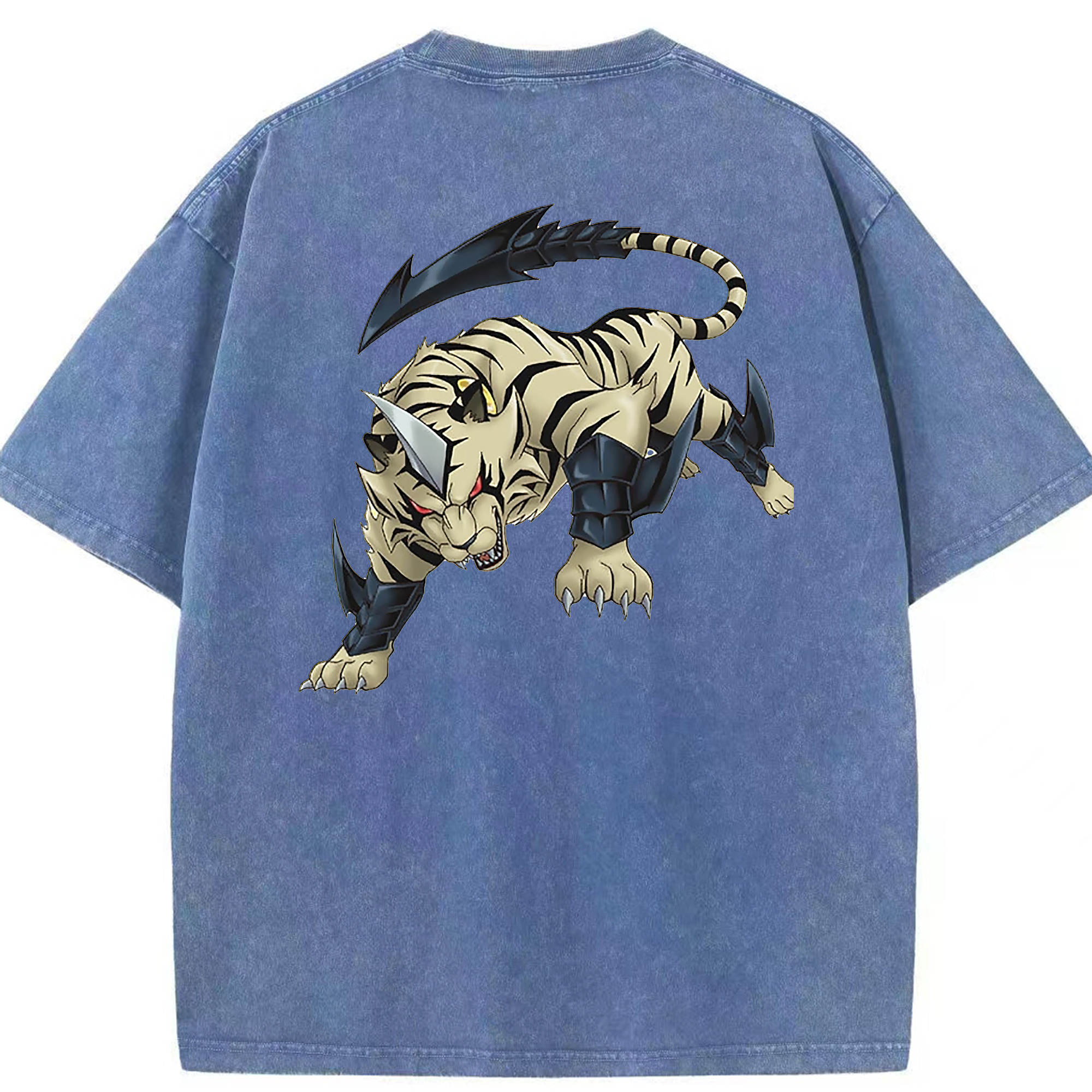 （画像用） 遊☆戯☆王 Yu-Gi-Oh! 綿100% ヴィンテージ風 半袖Tシャツ（背面プリント）