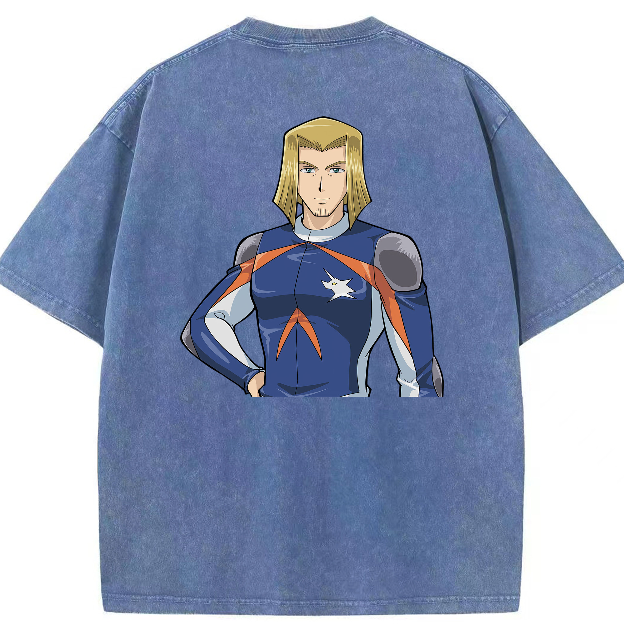 （画像用） 遊☆戯☆王 Yu-Gi-Oh! 綿100% ヴィンテージ風 半袖Tシャツ（背面プリント）