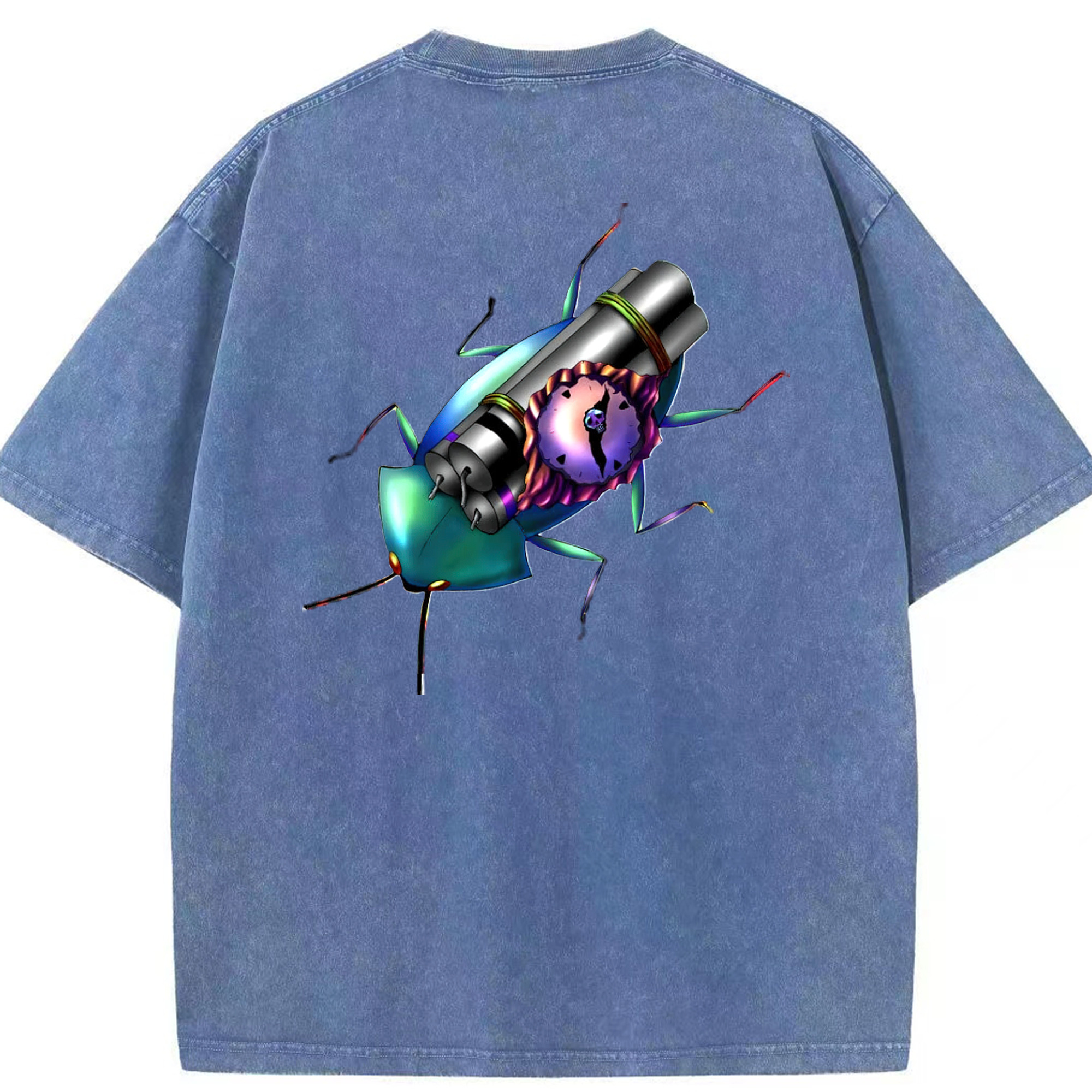 （画像用） 遊☆戯☆王 Yu-Gi-Oh! 綿100% ヴィンテージ風 半袖Tシャツ（背面プリント）