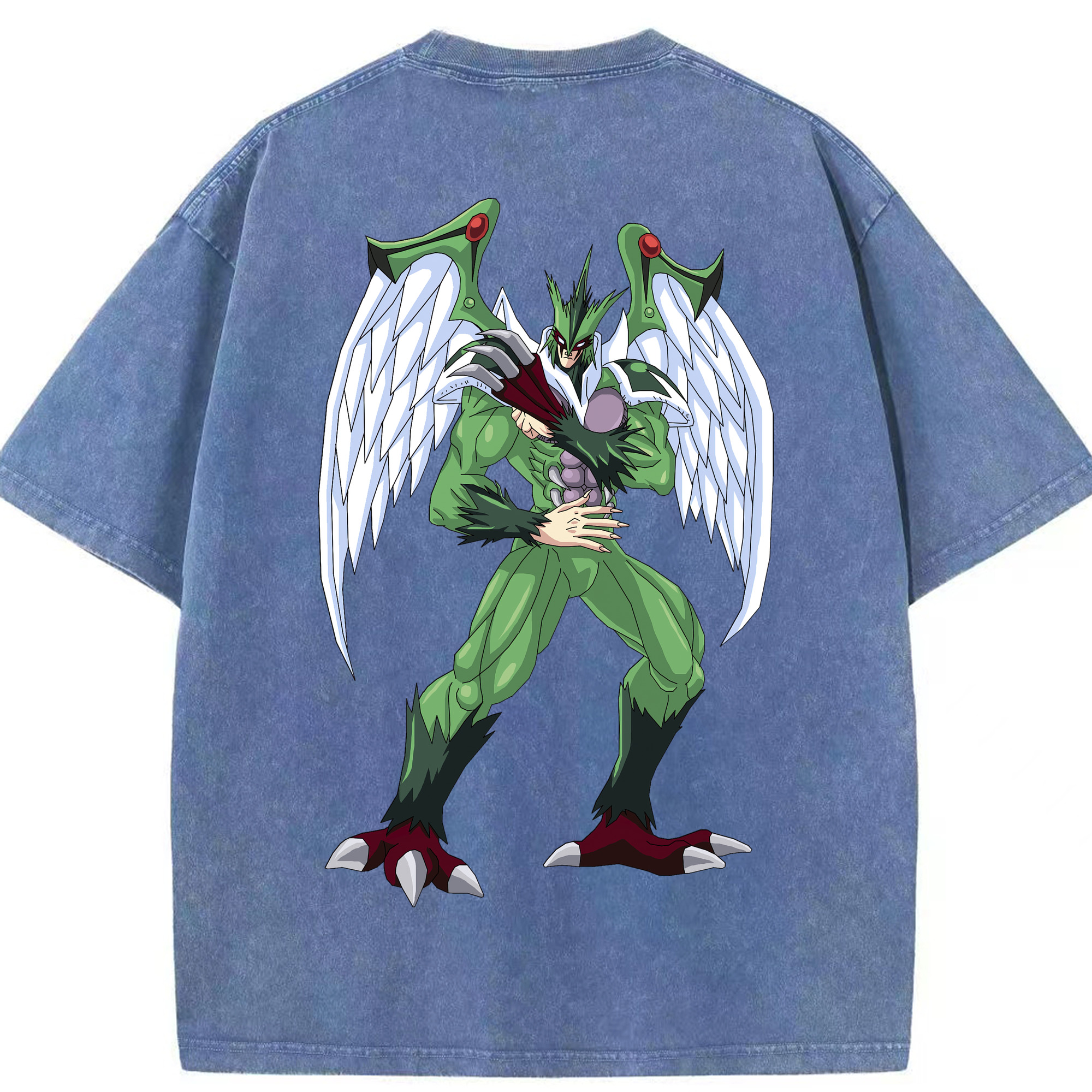 （画像用） 遊☆戯☆王 Yu-Gi-Oh! 綿100% ヴィンテージ風 半袖Tシャツ（背面プリント）