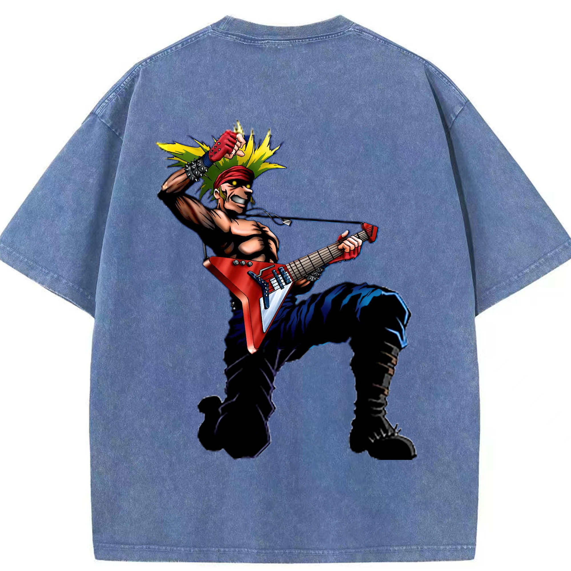 （画像用） 遊☆戯☆王 Yu-Gi-Oh! 綿100% ヴィンテージ風 半袖Tシャツ（背面プリント）