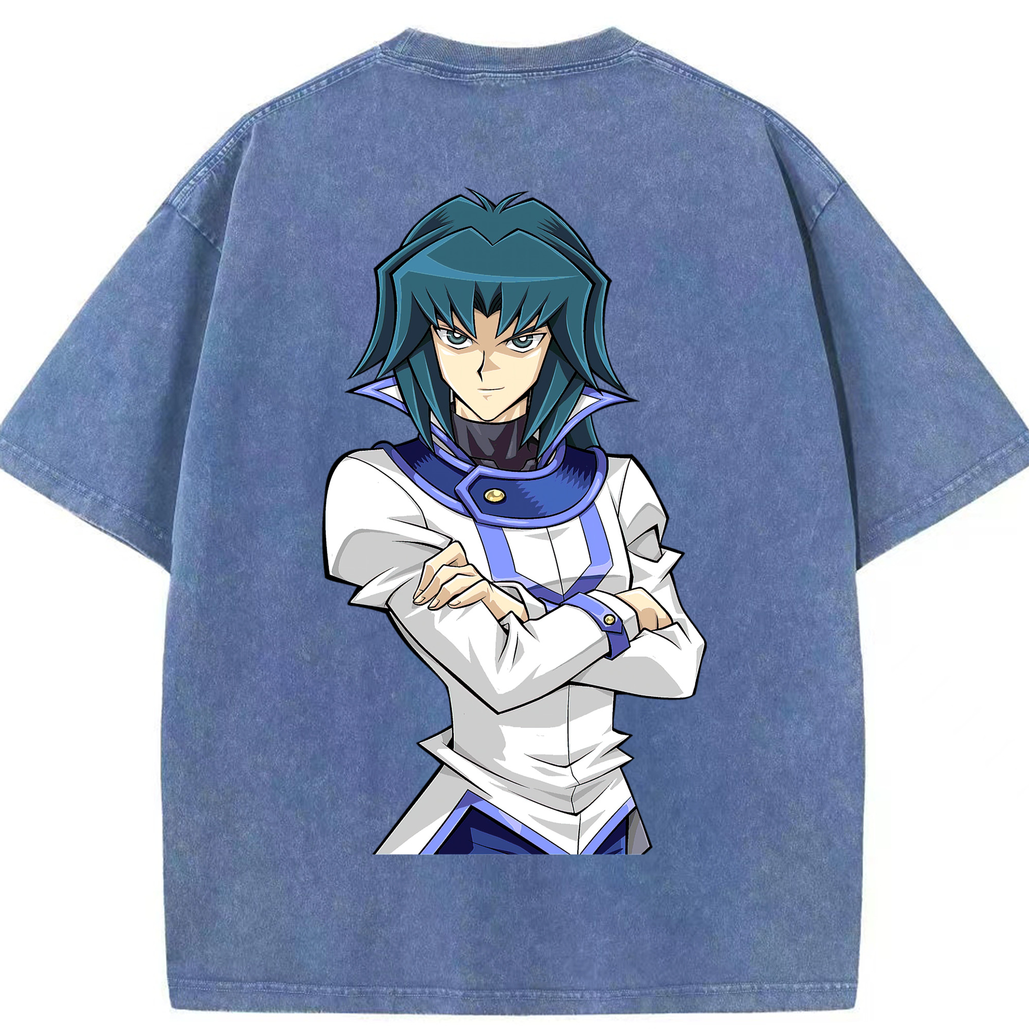 （画像用） 遊☆戯☆王 Yu-Gi-Oh! 綿100% ヴィンテージ風 半袖Tシャツ（背面プリント）