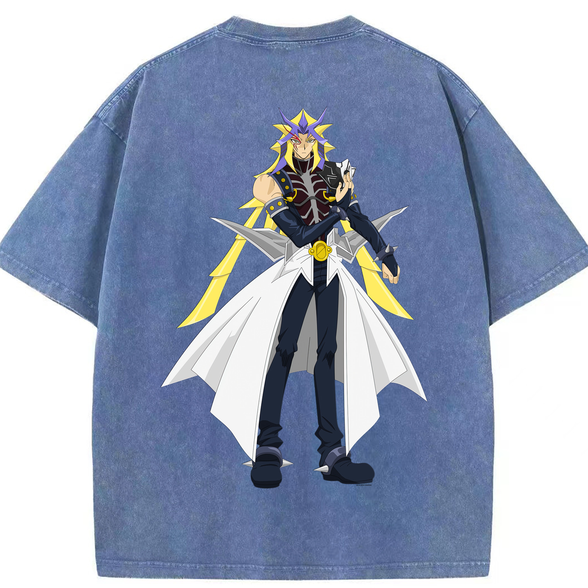 （画像用） 遊☆戯☆王 Yu-Gi-Oh! 綿100% ヴィンテージ風 半袖Tシャツ（背面プリント）