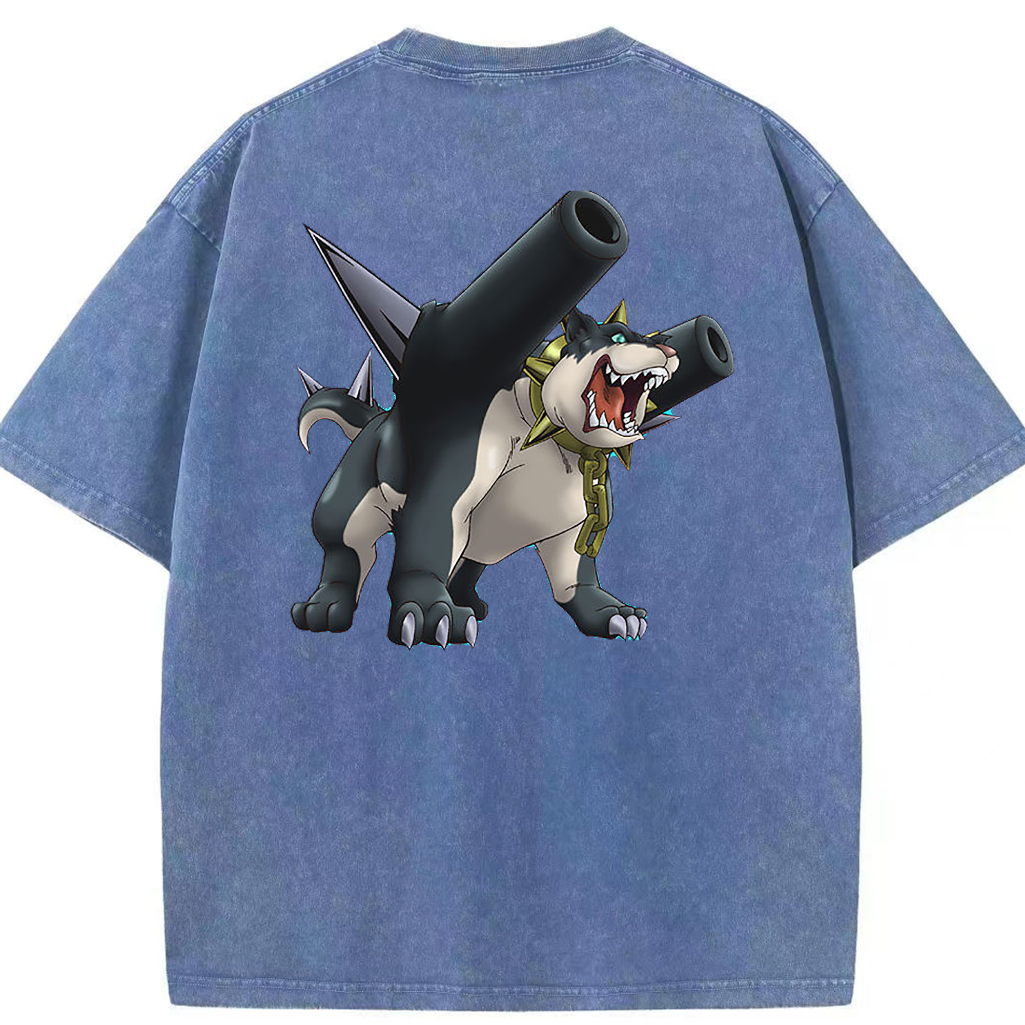 （画像用） 遊☆戯☆王 Yu-Gi-Oh! 綿100% ヴィンテージ風 半袖Tシャツ（背面プリント）