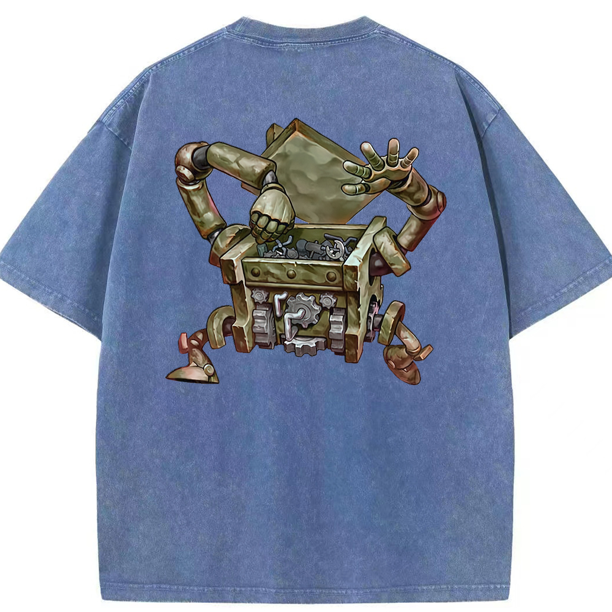 （画像用） 遊☆戯☆王 Yu-Gi-Oh! 綿100% ヴィンテージ風 半袖Tシャツ（背面プリント）