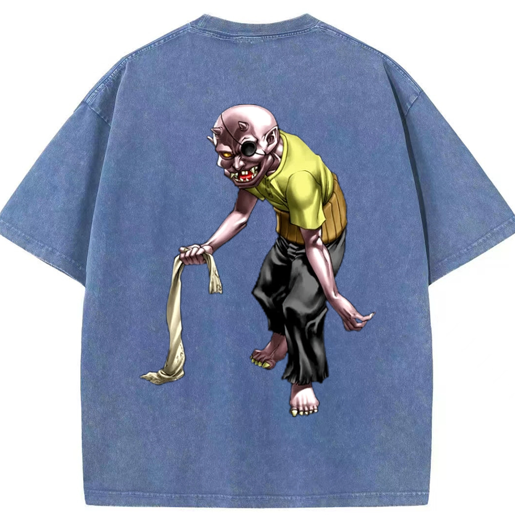 （画像用） 遊☆戯☆王 Yu-Gi-Oh! 綿100% ヴィンテージ風 半袖Tシャツ（背面プリント）