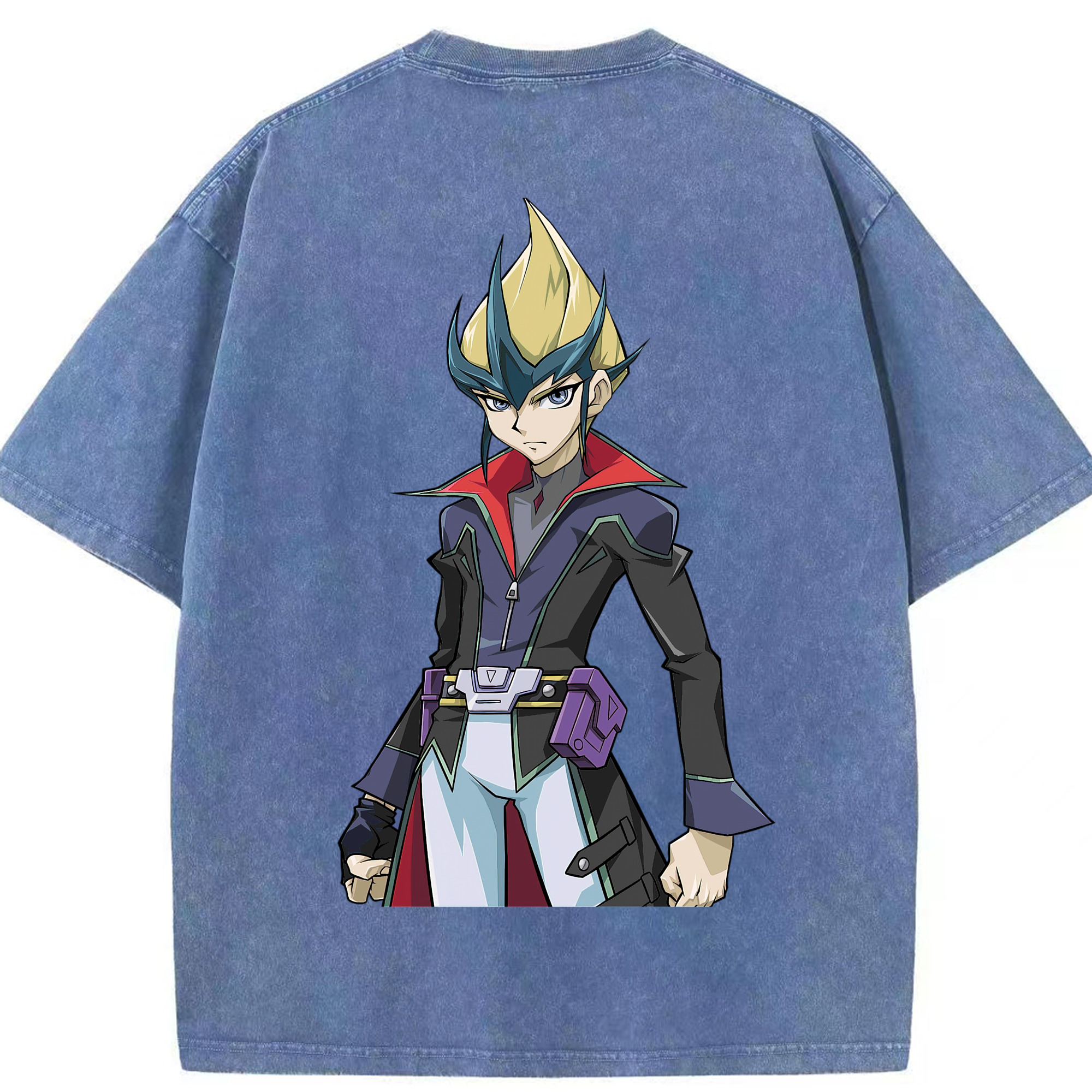 （画像用） 遊☆戯☆王 Yu-Gi-Oh! 綿100% ヴィンテージ風 半袖Tシャツ（背面プリント）