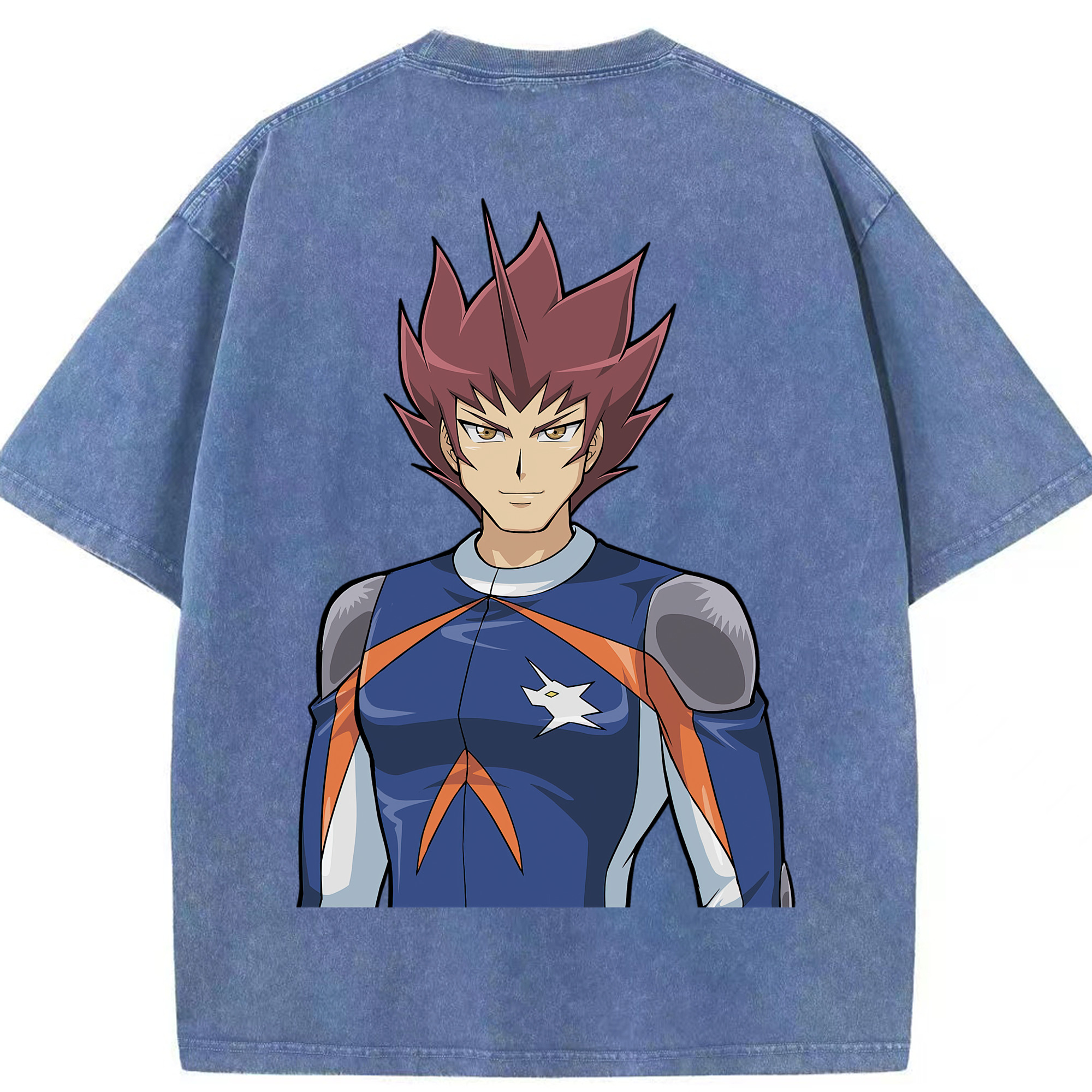 （画像用） 遊☆戯☆王 Yu-Gi-Oh! 綿100% ヴィンテージ風 半袖Tシャツ（背面プリント）