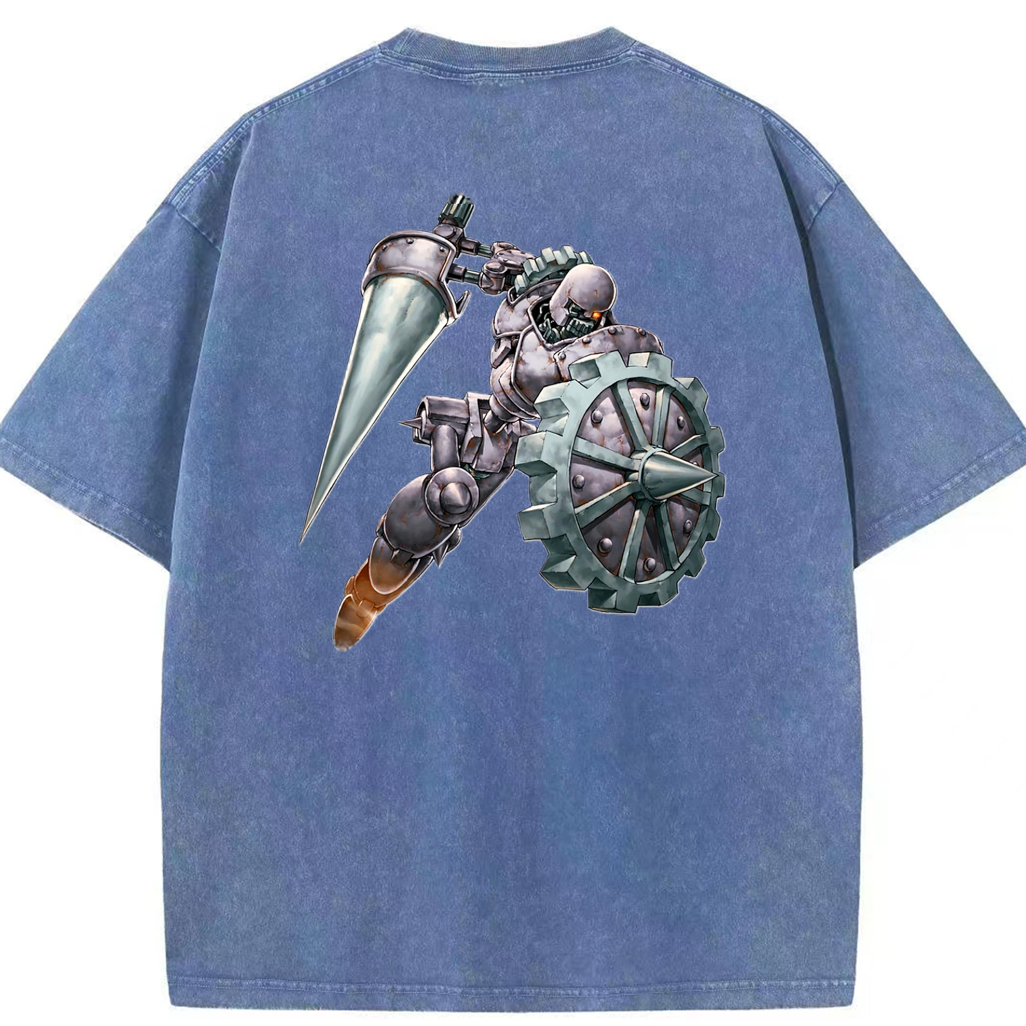 （画像用） 遊☆戯☆王 Yu-Gi-Oh! 綿100% ヴィンテージ風 半袖Tシャツ（背面プリント）