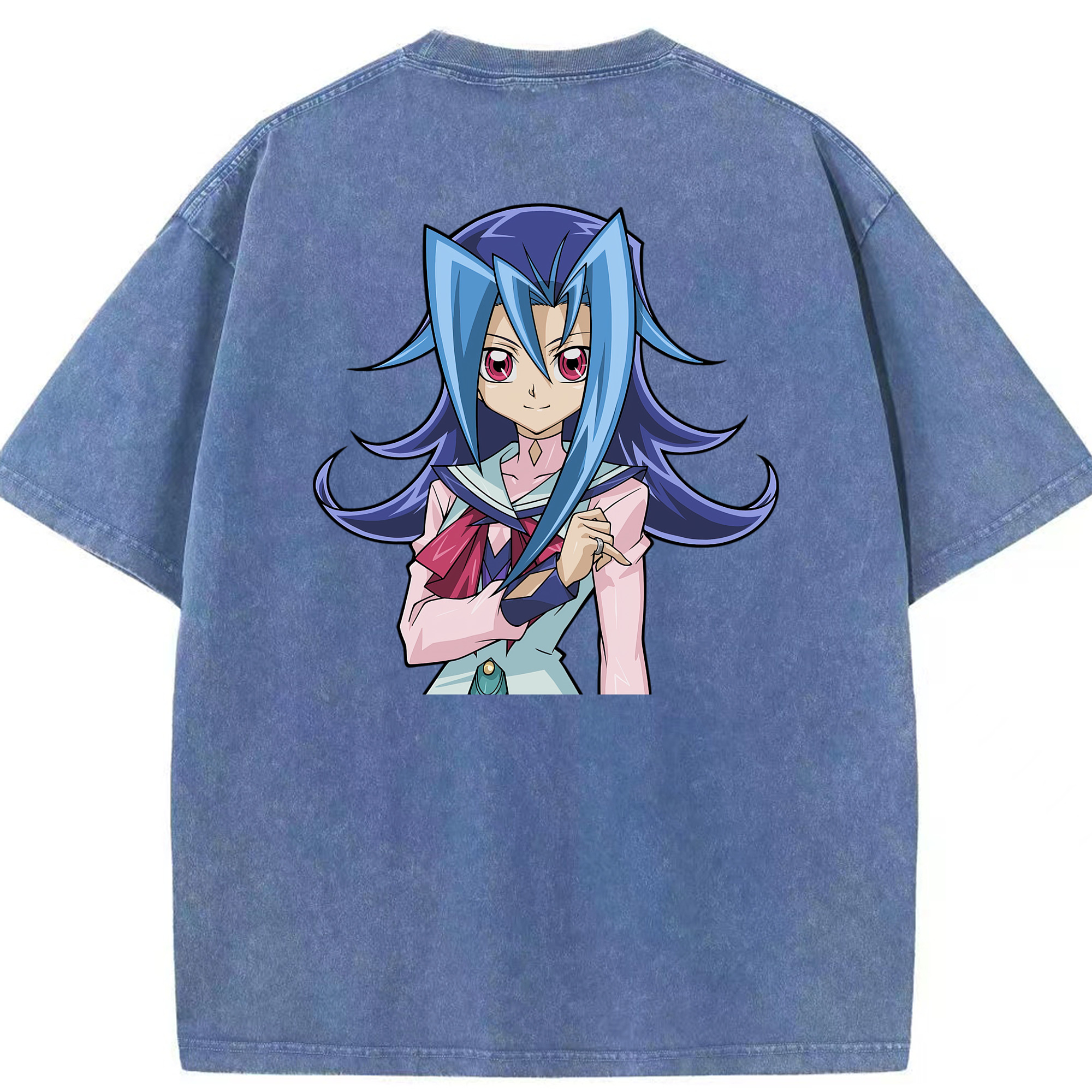 （画像用） 遊☆戯☆王 Yu-Gi-Oh! 綿100% ヴィンテージ風 半袖Tシャツ（背面プリント）