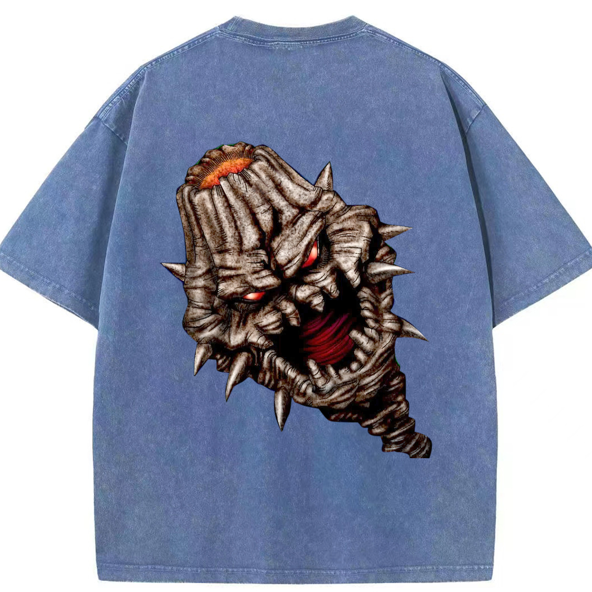 （画像用） 遊☆戯☆王 Yu-Gi-Oh! 綿100% ヴィンテージ風 半袖Tシャツ（背面プリント）