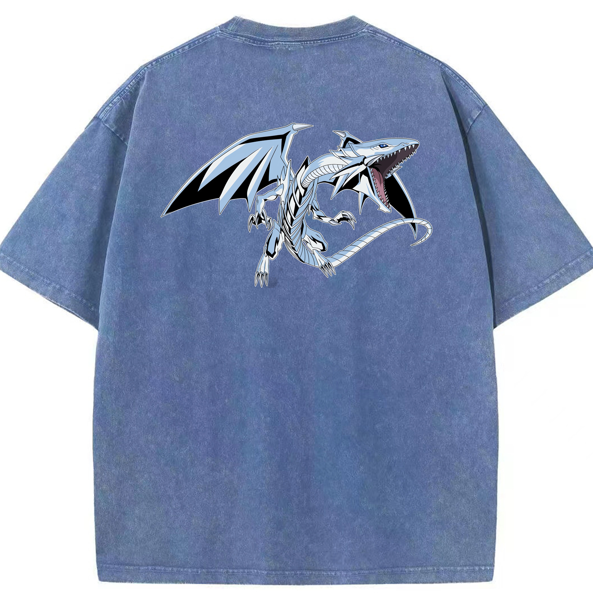 （画像用） 遊☆戯☆王 Yu-Gi-Oh! 綿100% ヴィンテージ風 半袖Tシャツ（背面プリント）