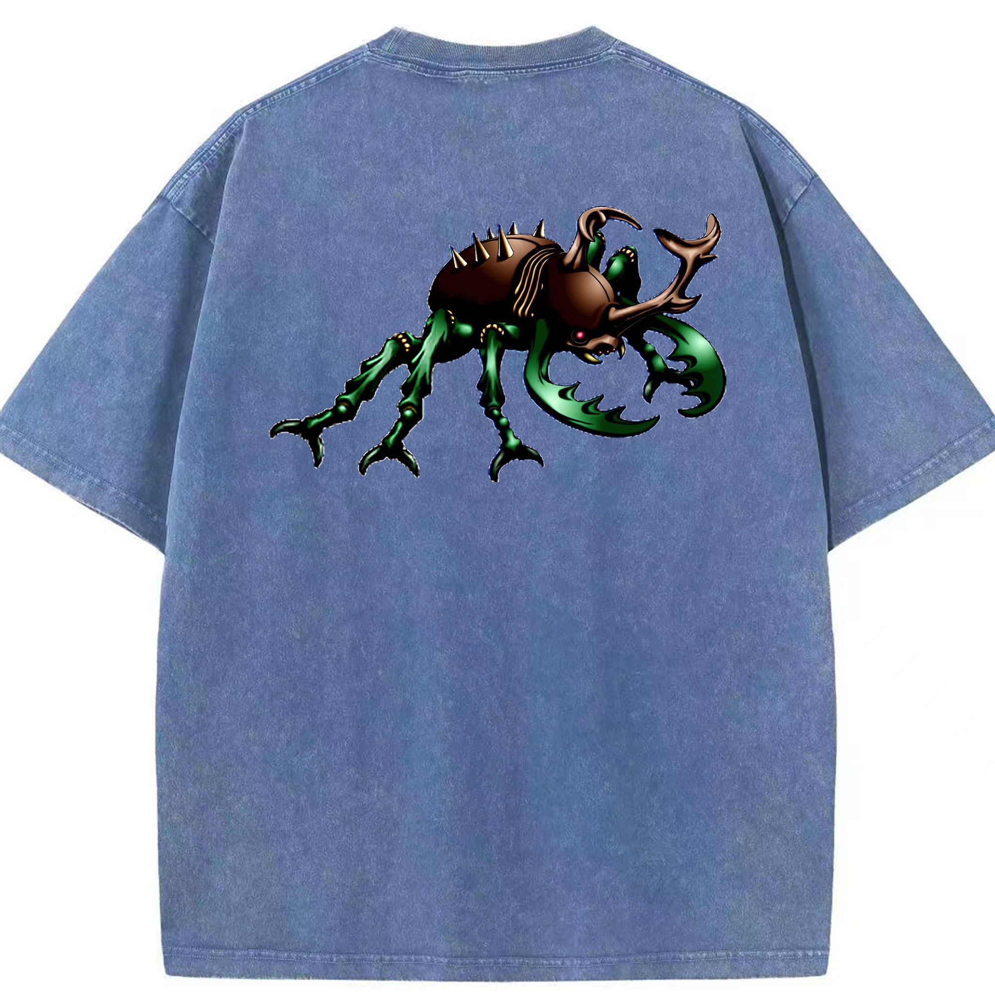 （画像用） 遊☆戯☆王 Yu-Gi-Oh! 綿100% ヴィンテージ風 半袖Tシャツ（背面プリント）