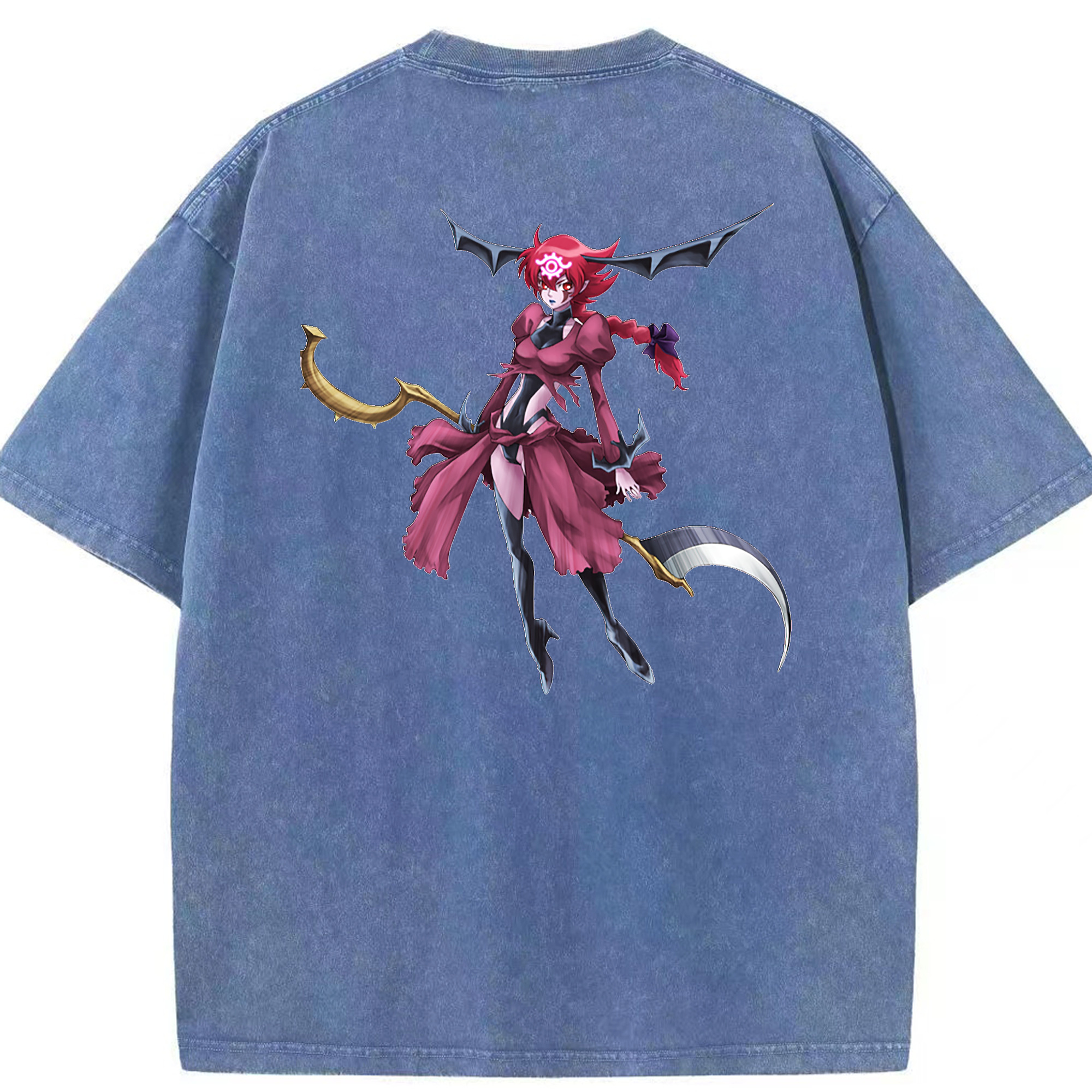 （画像用） 遊☆戯☆王 Yu-Gi-Oh! 綿100% ヴィンテージ風 半袖Tシャツ（背面プリント）