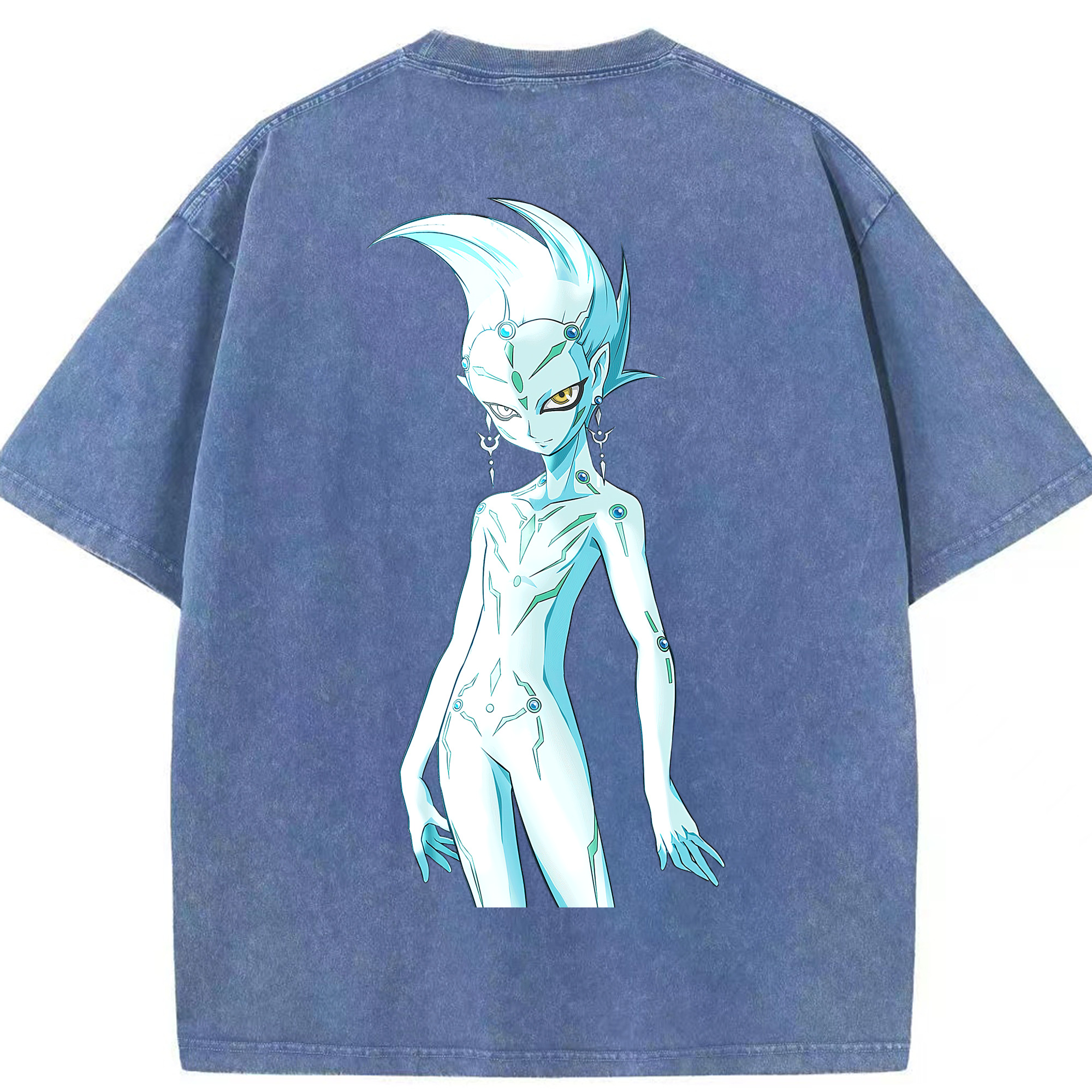 （画像用） 遊☆戯☆王 Yu-Gi-Oh! 綿100% ヴィンテージ風 半袖Tシャツ（背面プリント）