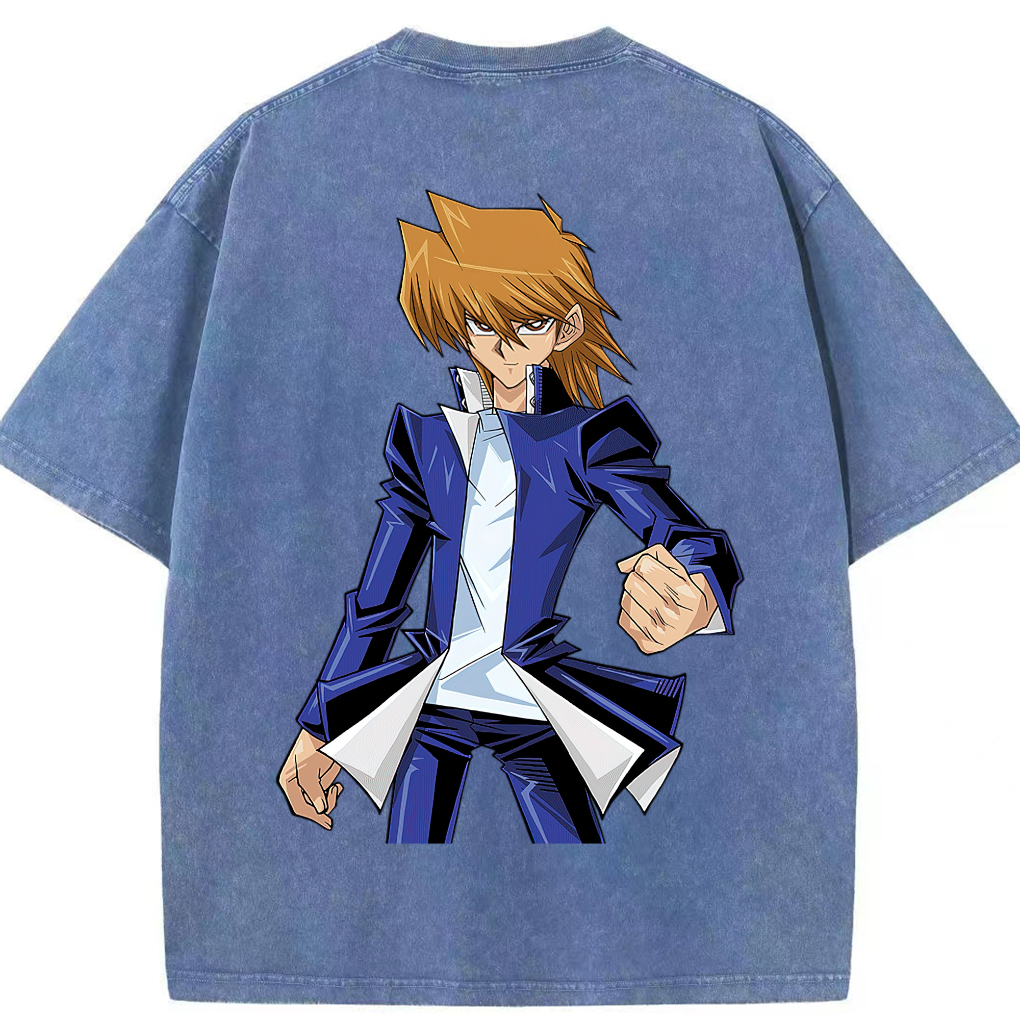 （画像用） 遊☆戯☆王 Yu-Gi-Oh! 綿100% ヴィンテージ風 半袖Tシャツ（背面プリント）