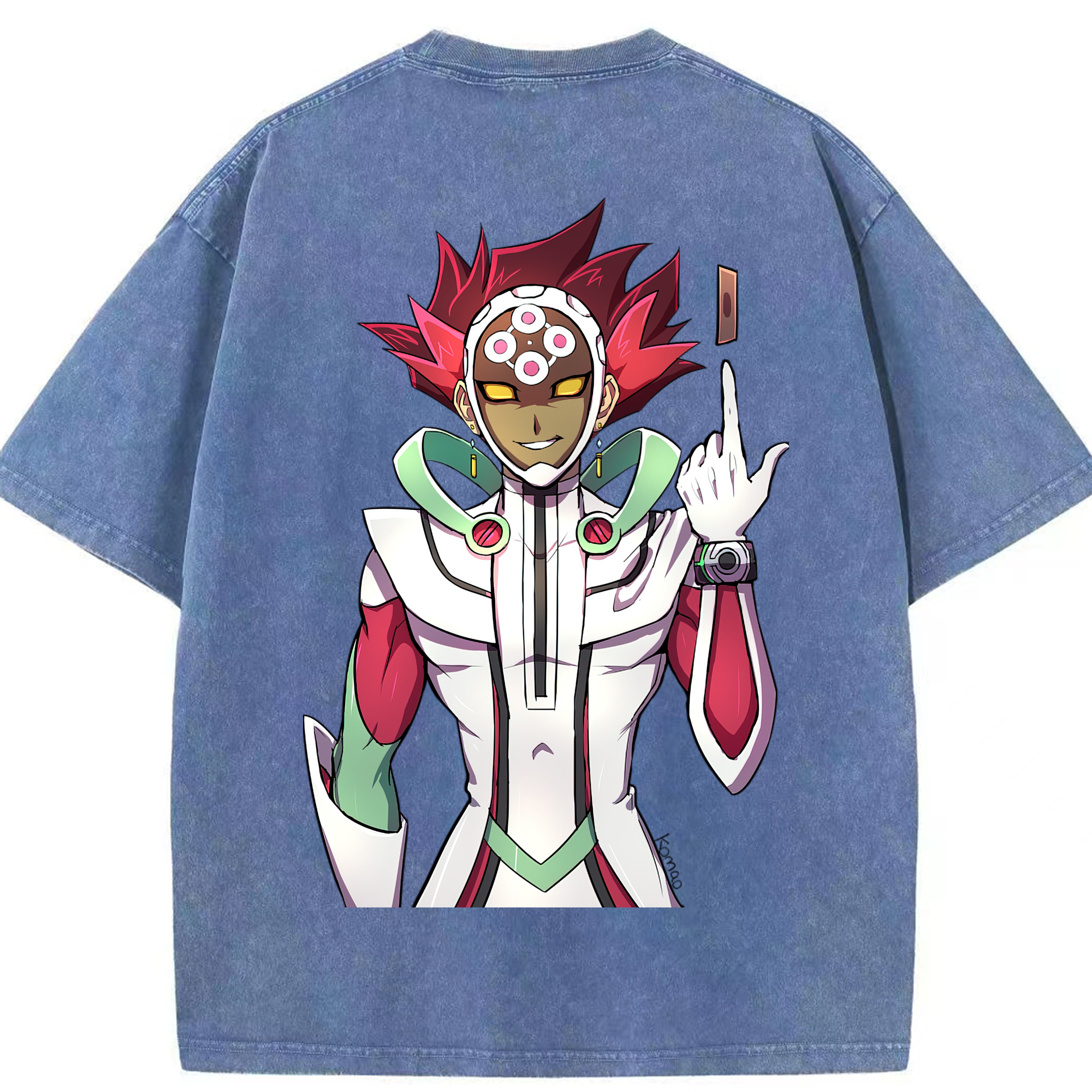 （画像用） 遊☆戯☆王 Yu-Gi-Oh! 綿100% ヴィンテージ風 半袖Tシャツ（背面プリント）