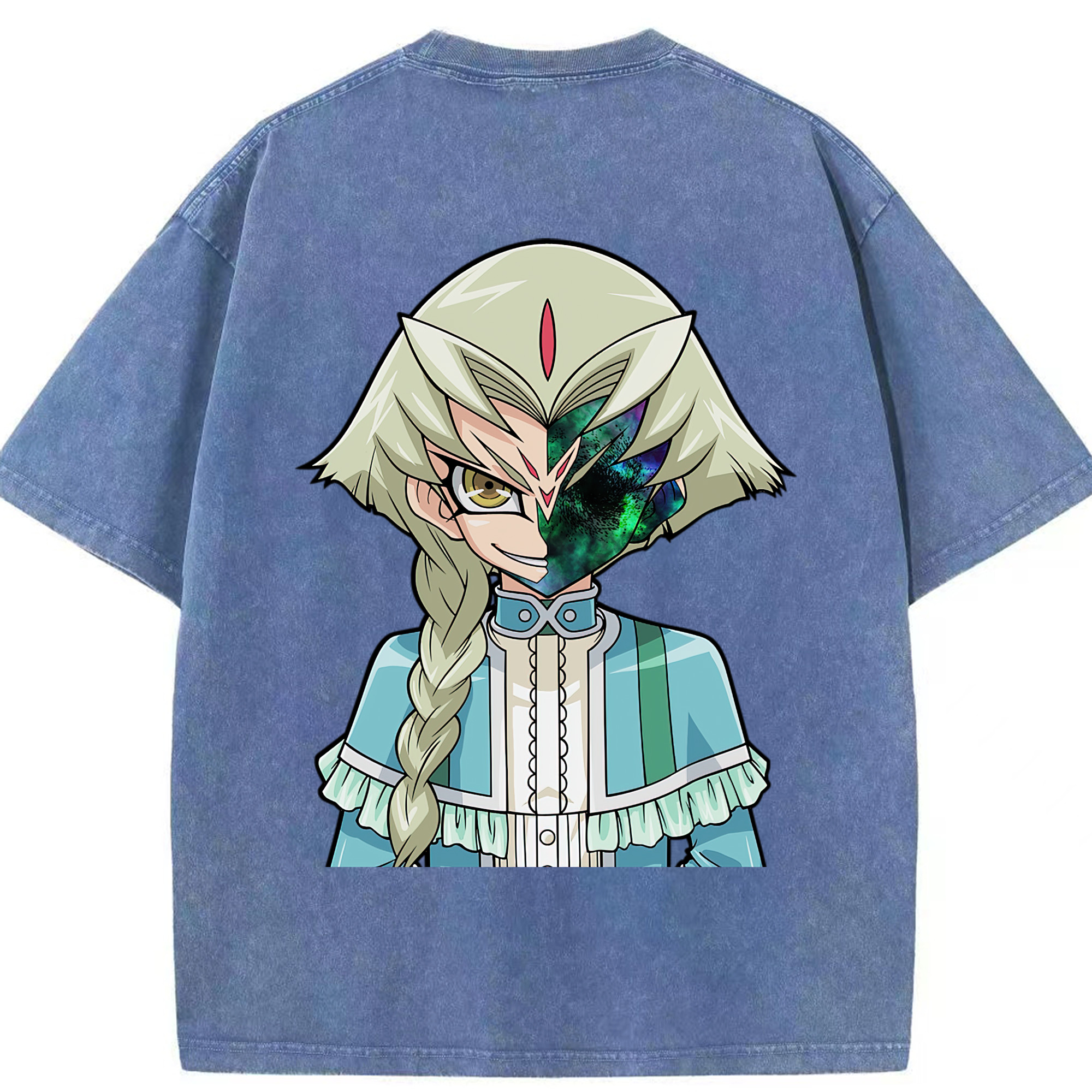 （画像用） 遊☆戯☆王 Yu-Gi-Oh! 綿100% ヴィンテージ風 半袖Tシャツ（背面プリント）