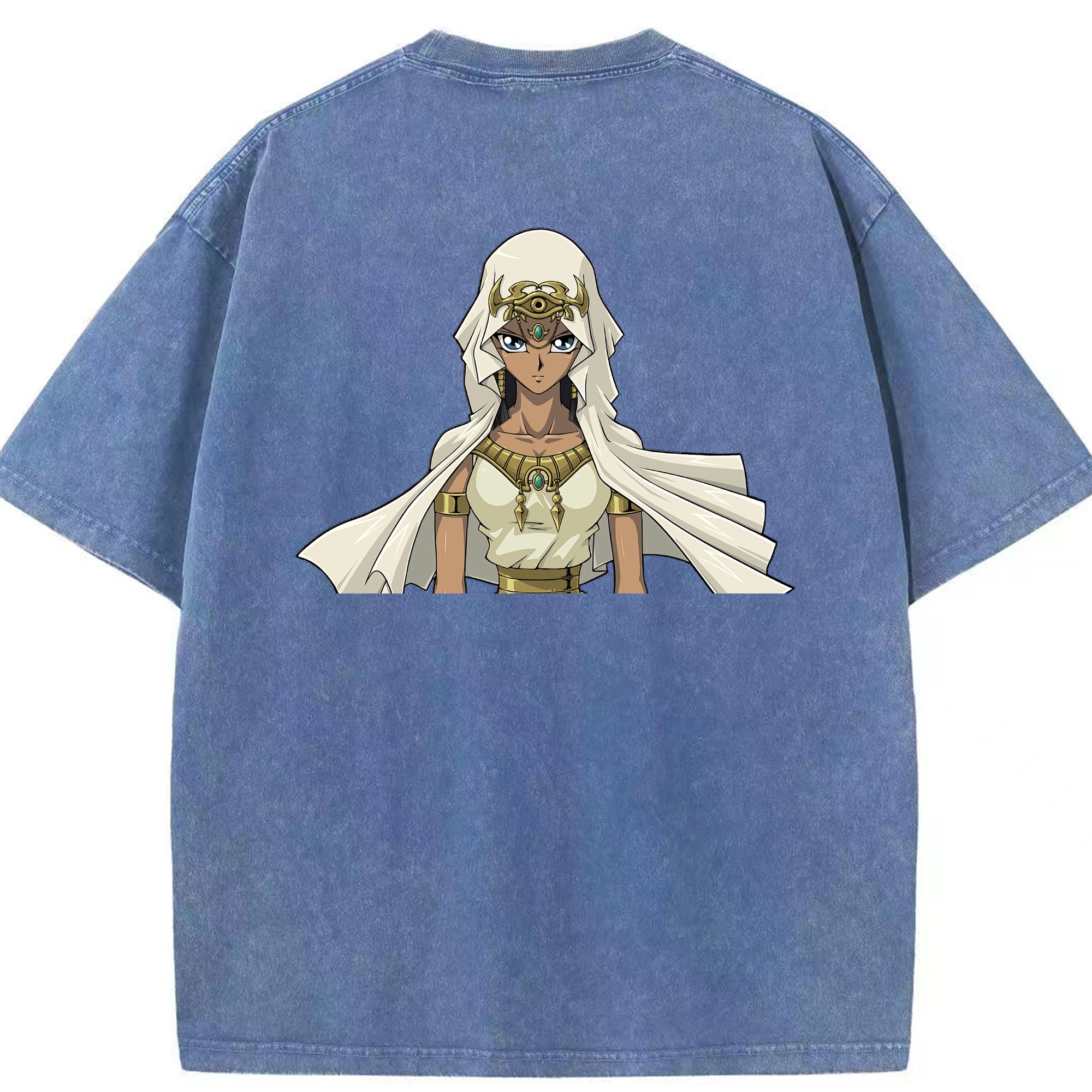 （画像用） 遊☆戯☆王 Yu-Gi-Oh! 綿100% ヴィンテージ風 半袖Tシャツ（背面プリント）