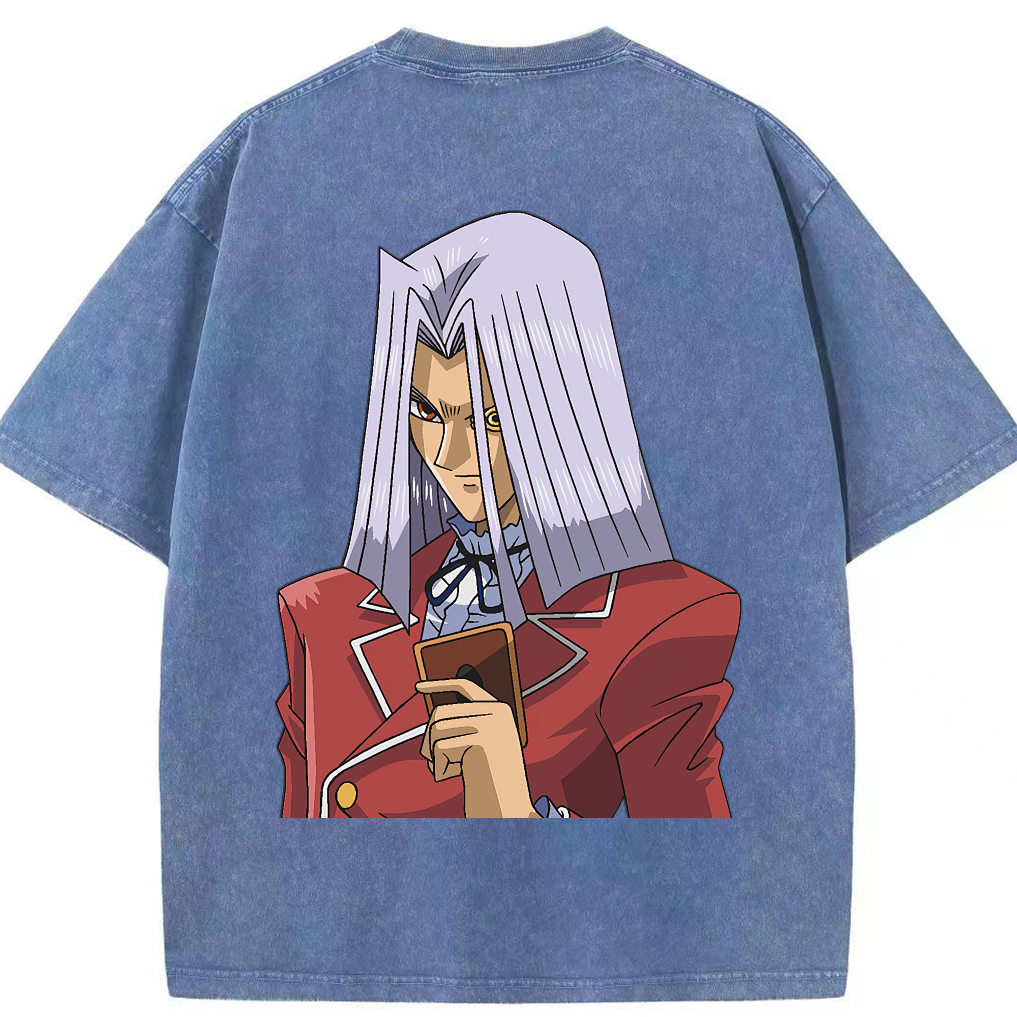 （画像用） 遊☆戯☆王 Yu-Gi-Oh! 綿100% ヴィンテージ風 半袖Tシャツ（背面プリント）