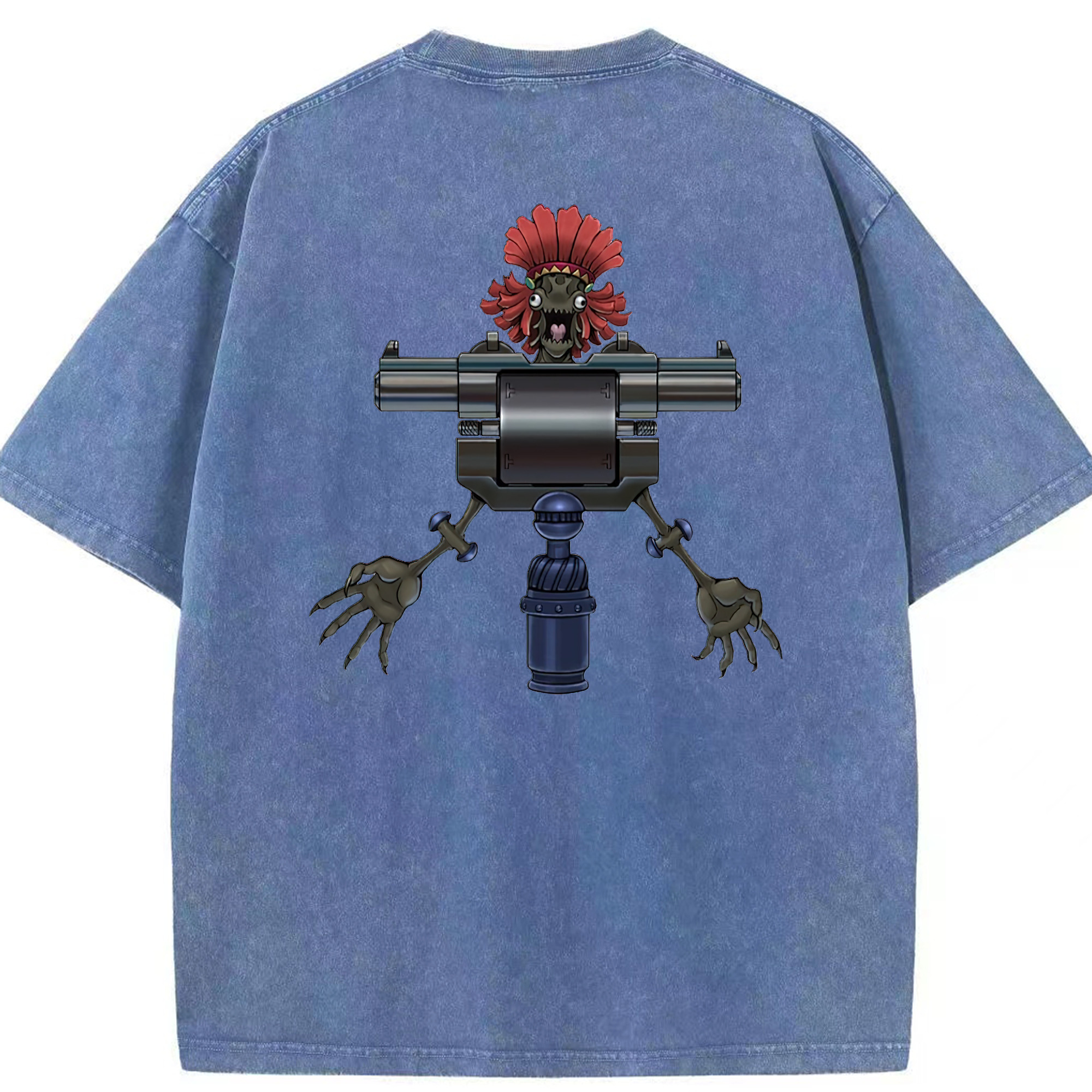 （画像用） 遊☆戯☆王 Yu-Gi-Oh! 綿100% ヴィンテージ風 半袖Tシャツ（背面プリント）