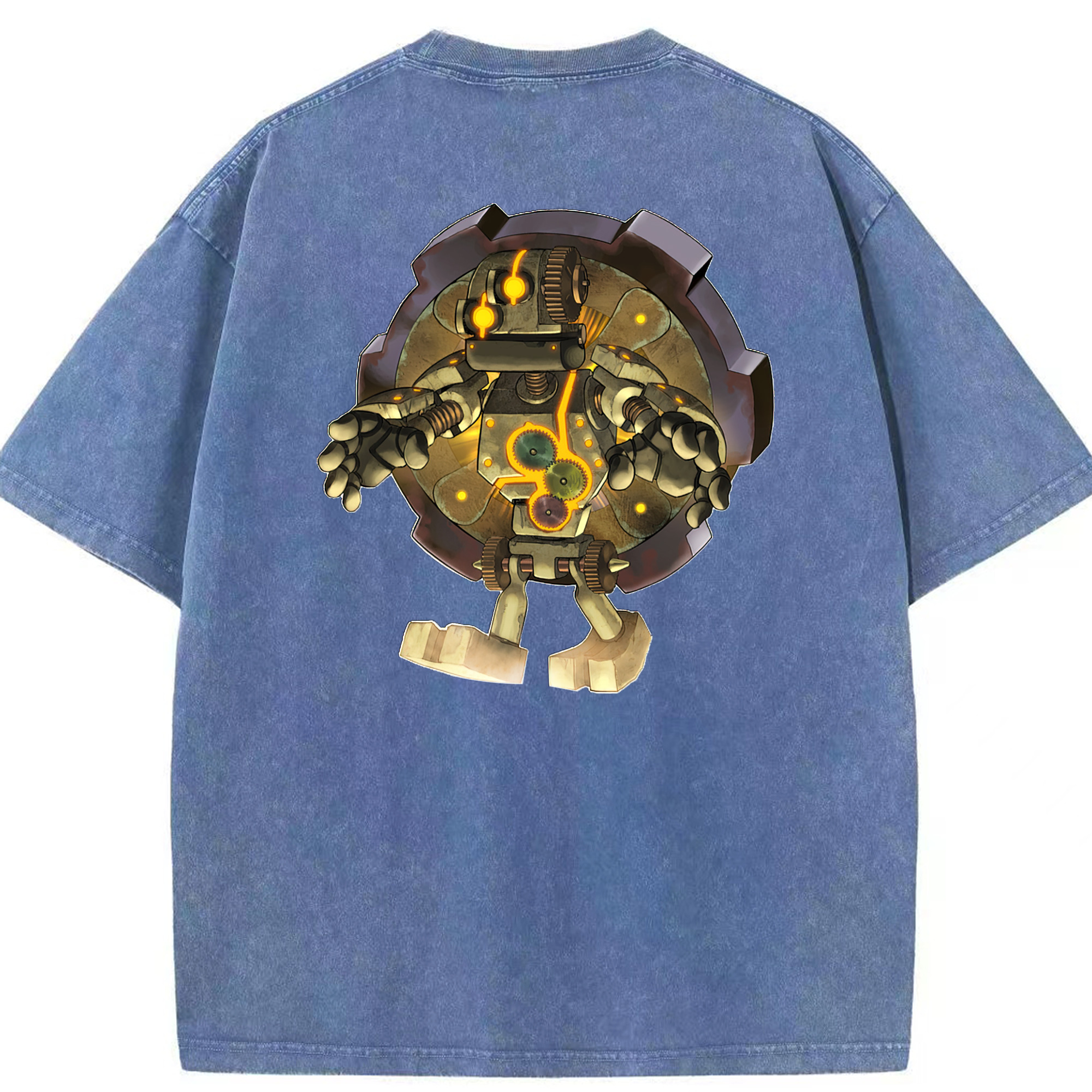 （画像用） 遊☆戯☆王 Yu-Gi-Oh! 綿100% ヴィンテージ風 半袖Tシャツ（背面プリント）
