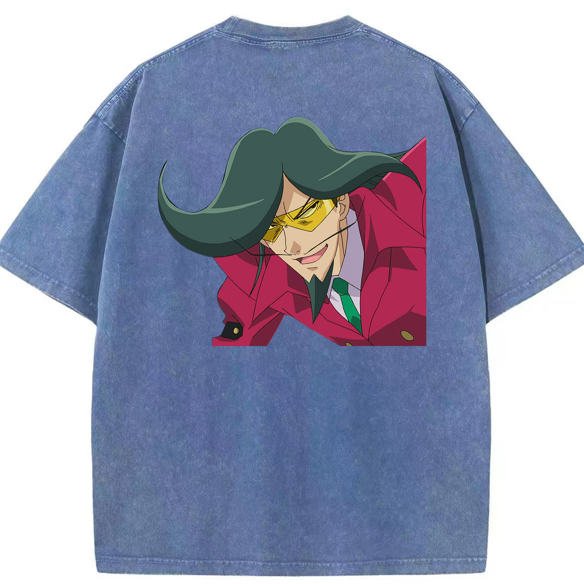 （画像用） 遊☆戯☆王 Yu-Gi-Oh! 綿100% ヴィンテージ風 半袖Tシャツ（背面プリント）