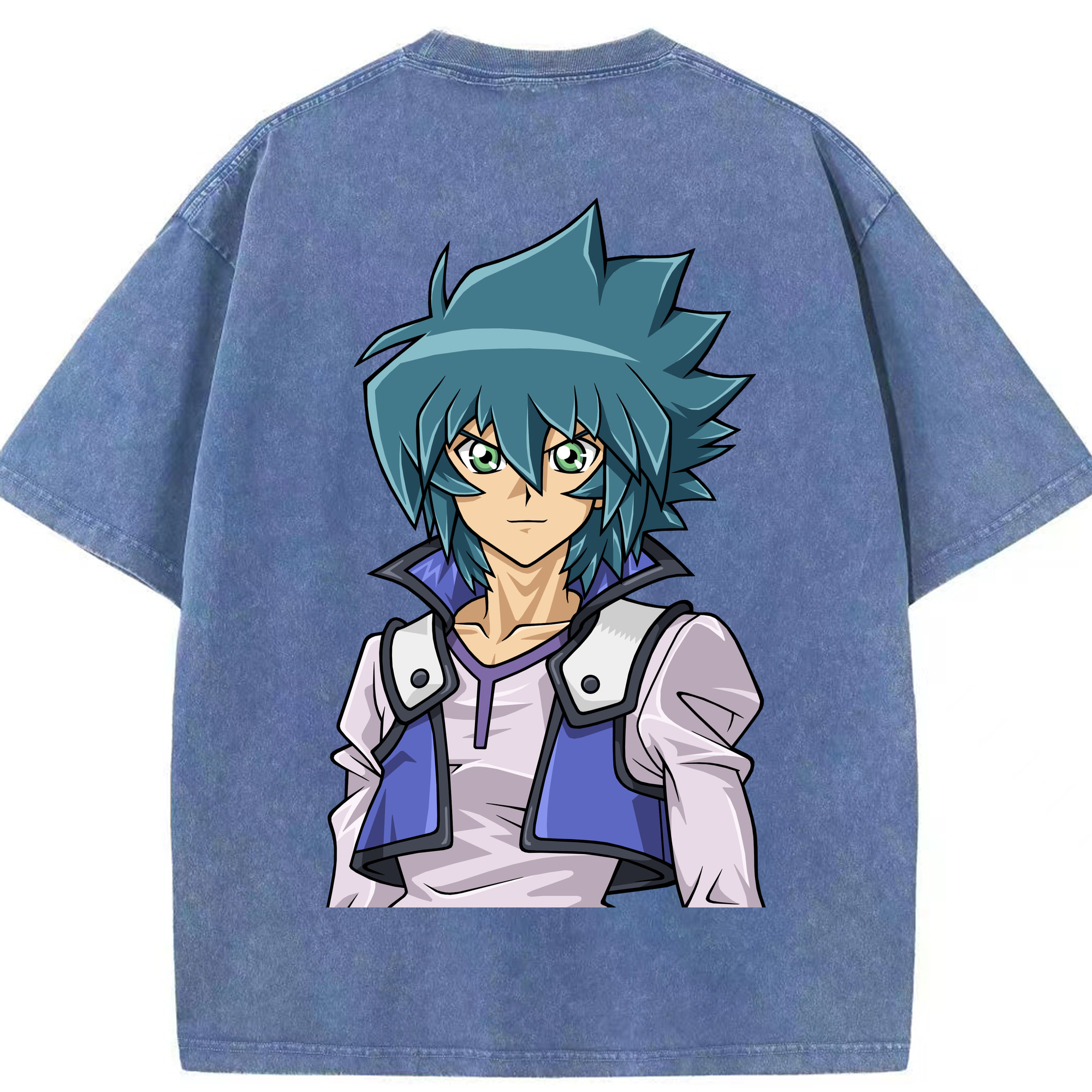 （画像用） 遊☆戯☆王 Yu-Gi-Oh! 綿100% ヴィンテージ風 半袖Tシャツ（背面プリント）