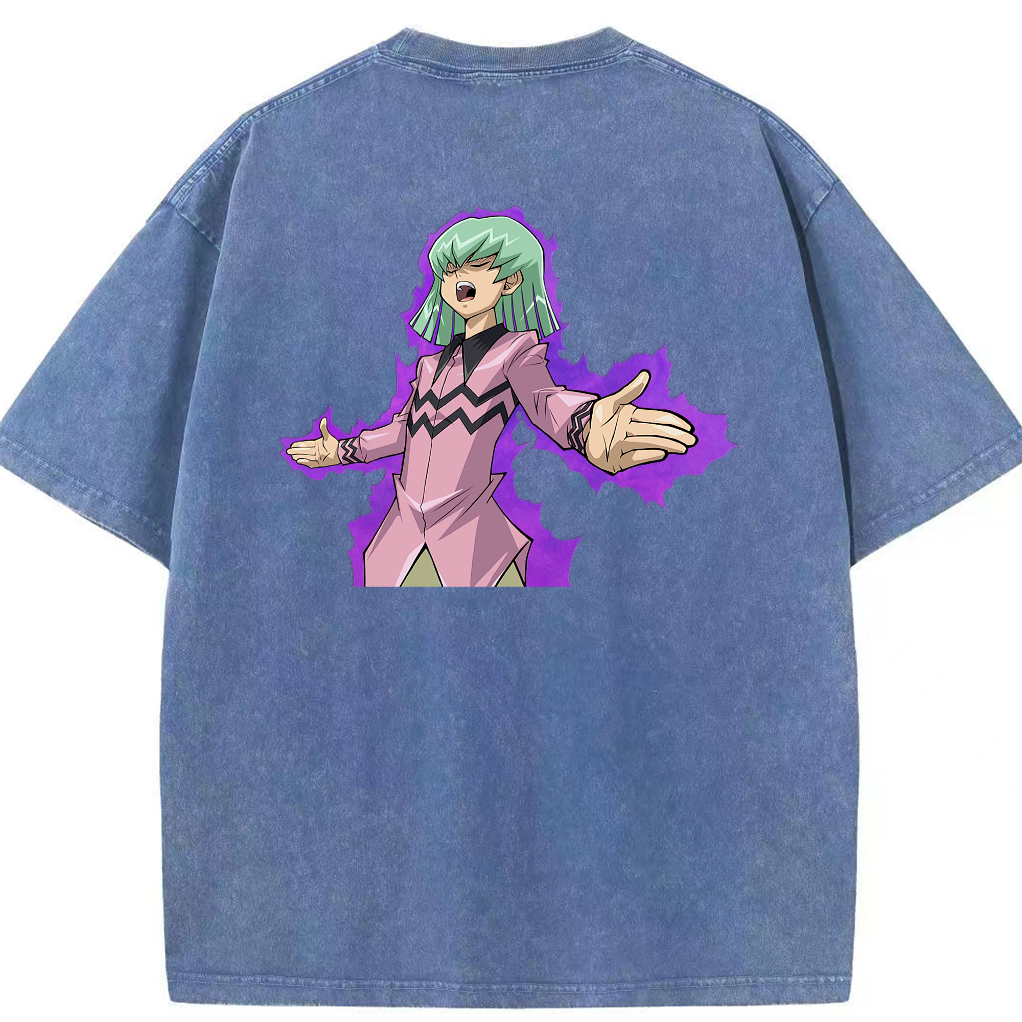 （画像用） 遊☆戯☆王 Yu-Gi-Oh! 綿100% ヴィンテージ風 半袖Tシャツ（背面プリント）