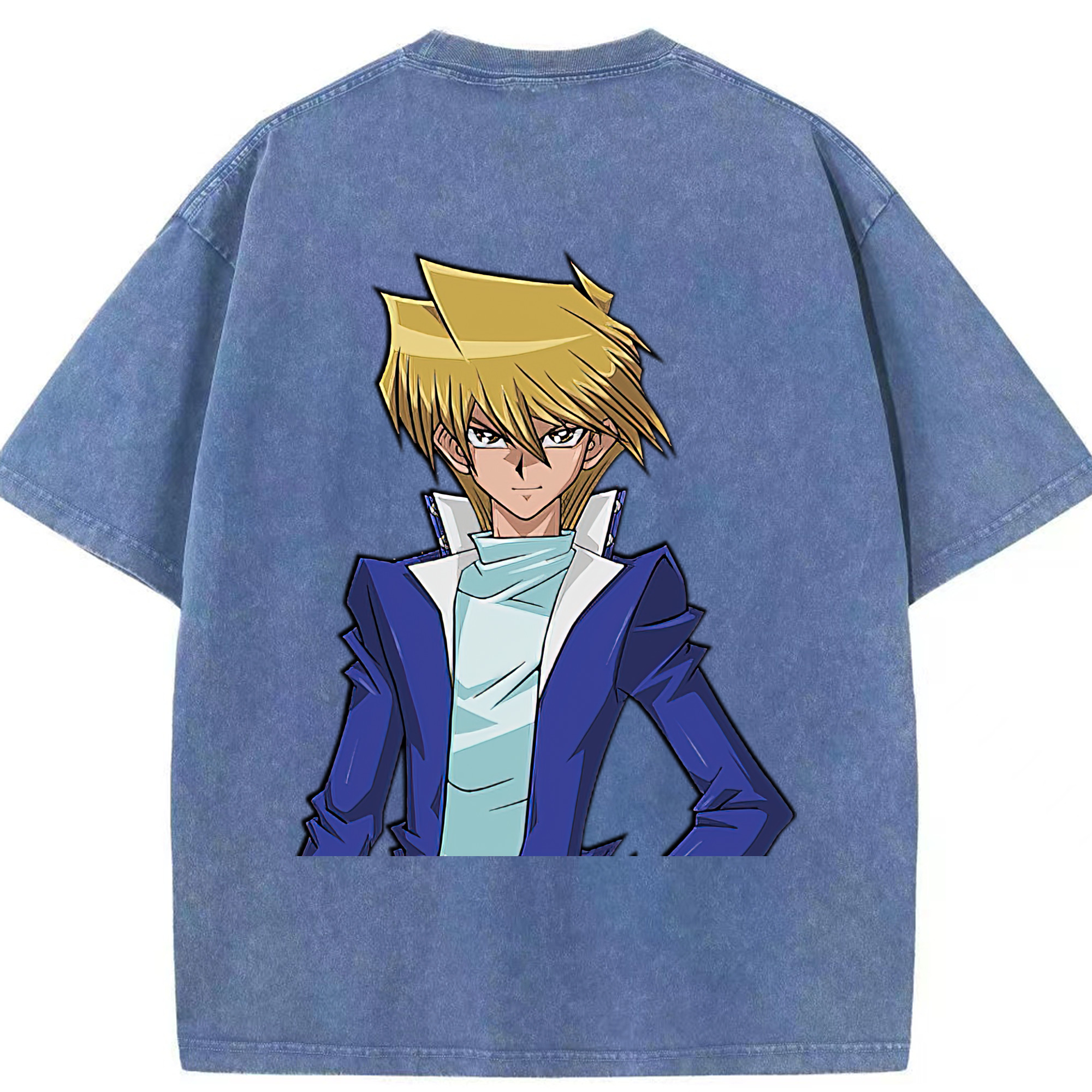 （画像用） 遊☆戯☆王 Yu-Gi-Oh! 綿100% ヴィンテージ風 半袖Tシャツ（背面プリント）