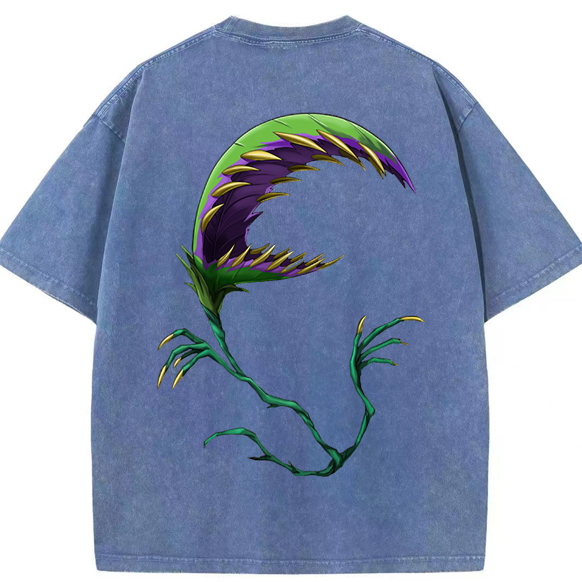 （画像用） 遊☆戯☆王 Yu-Gi-Oh! 綿100% ヴィンテージ風 半袖Tシャツ（背面プリント）