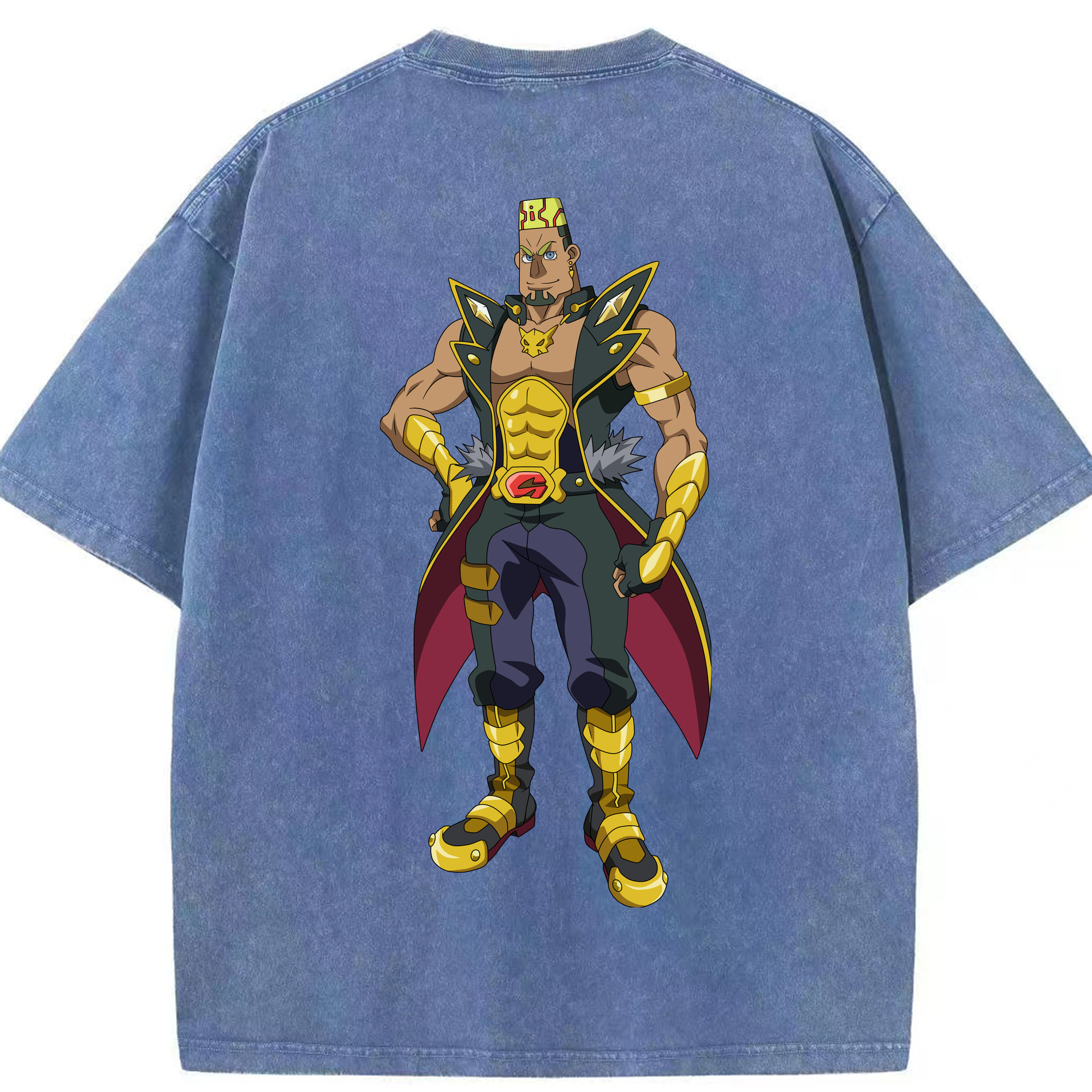 （画像用） 遊☆戯☆王 Yu-Gi-Oh! 綿100% ヴィンテージ風 半袖Tシャツ（背面プリント）