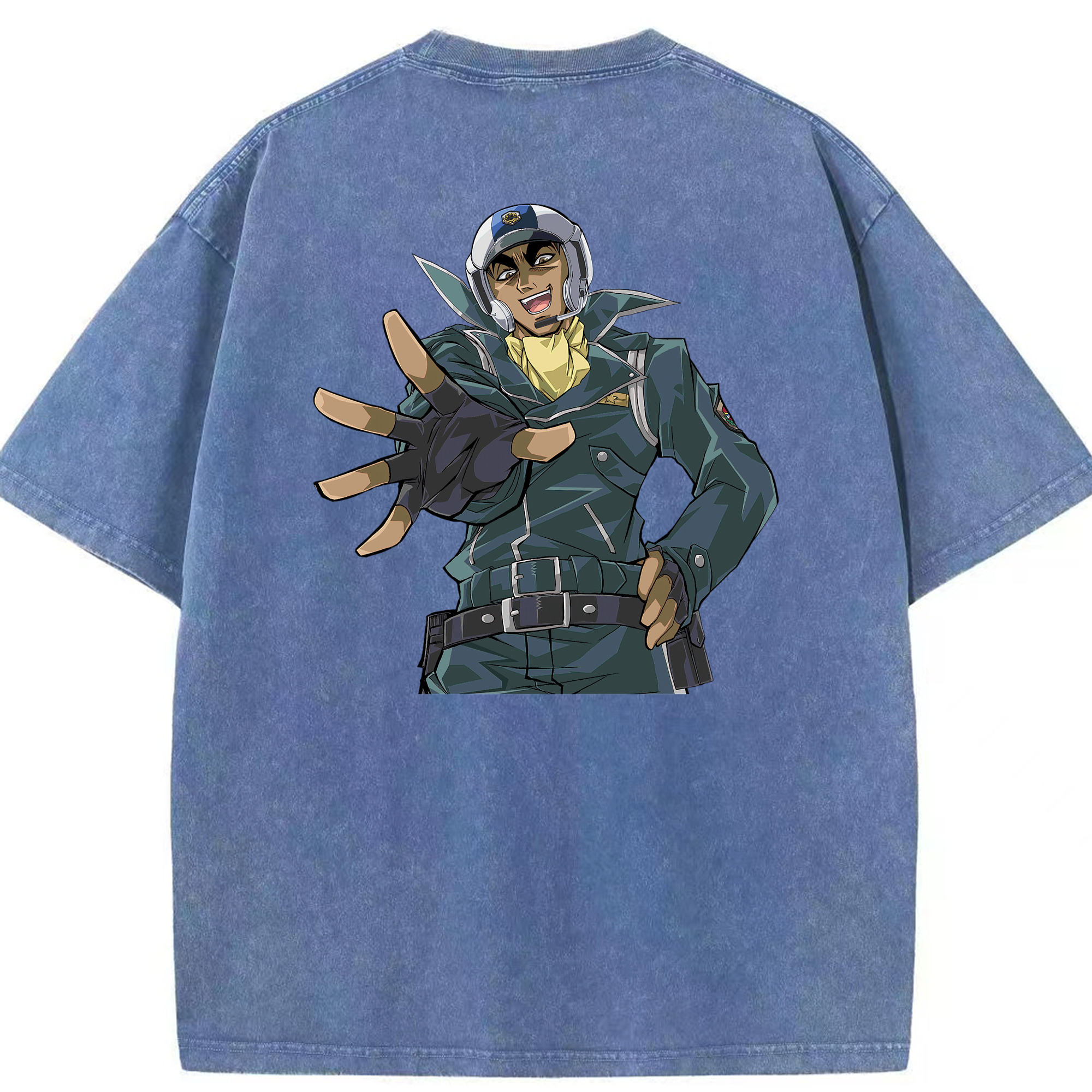 （画像用） 遊☆戯☆王 Yu-Gi-Oh! 綿100% ヴィンテージ風 半袖Tシャツ（背面プリント）
