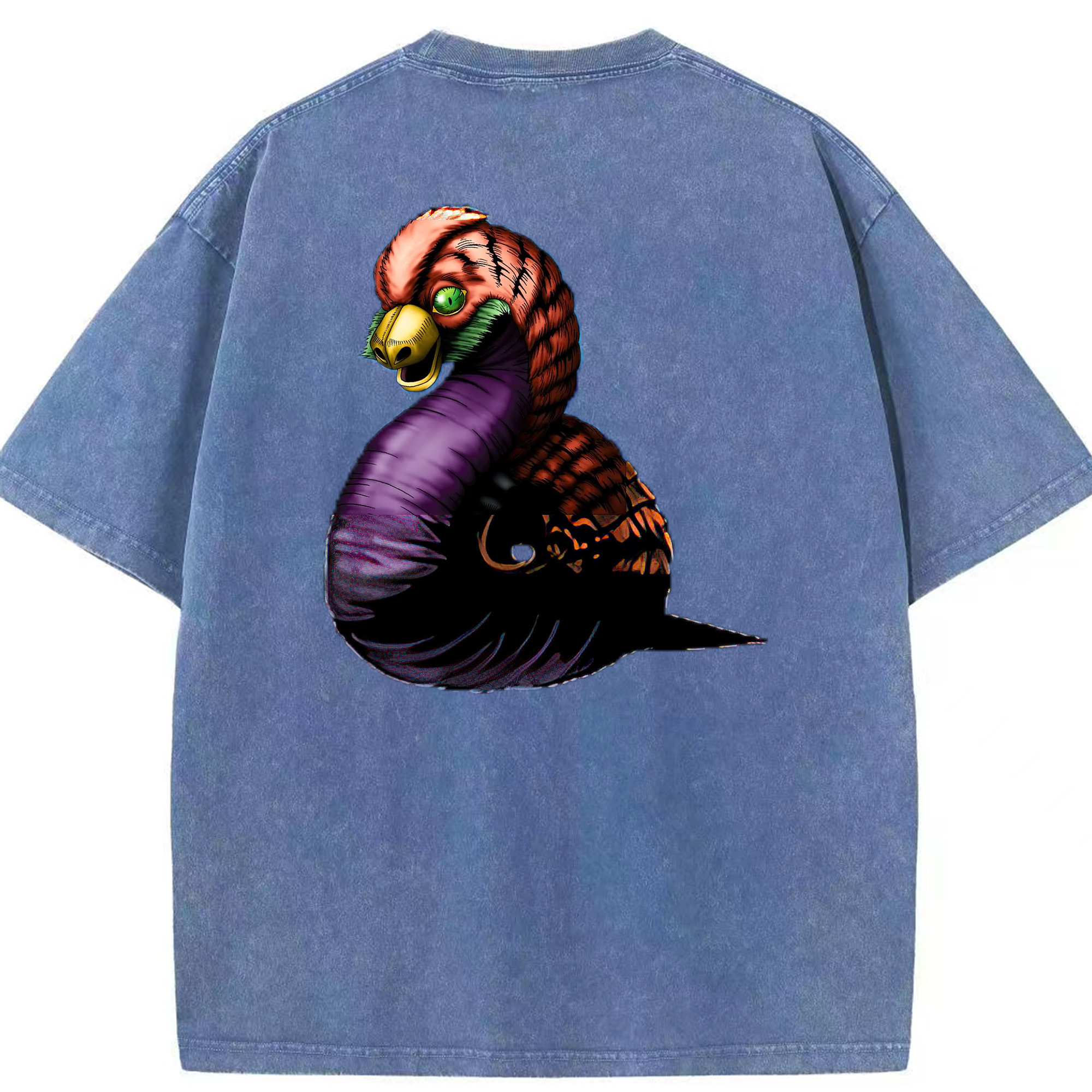 （画像用） 遊☆戯☆王 Yu-Gi-Oh! 綿100% ヴィンテージ風 半袖Tシャツ（背面プリント）