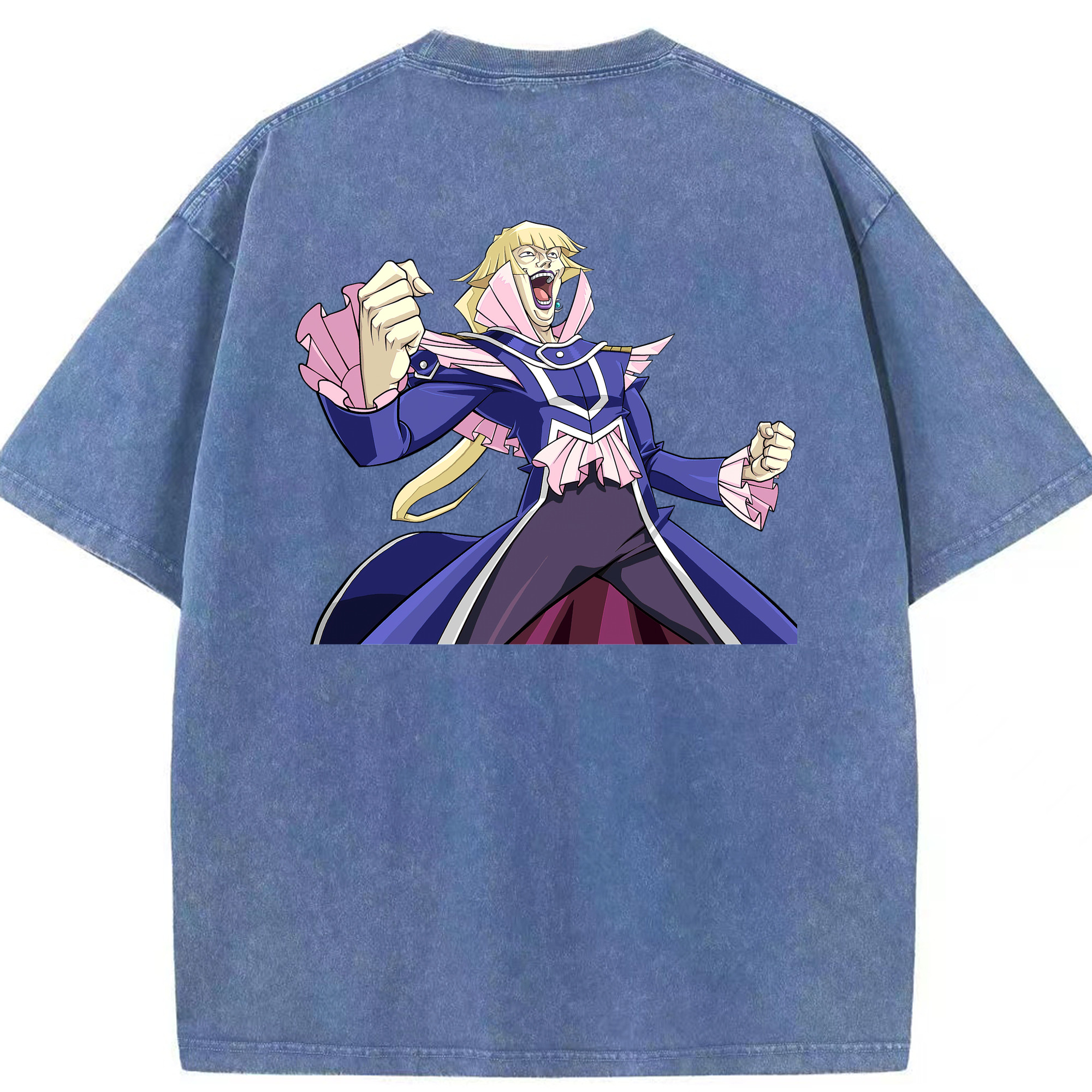 （画像用） 遊☆戯☆王 Yu-Gi-Oh! 綿100% ヴィンテージ風 半袖Tシャツ（背面プリント）
