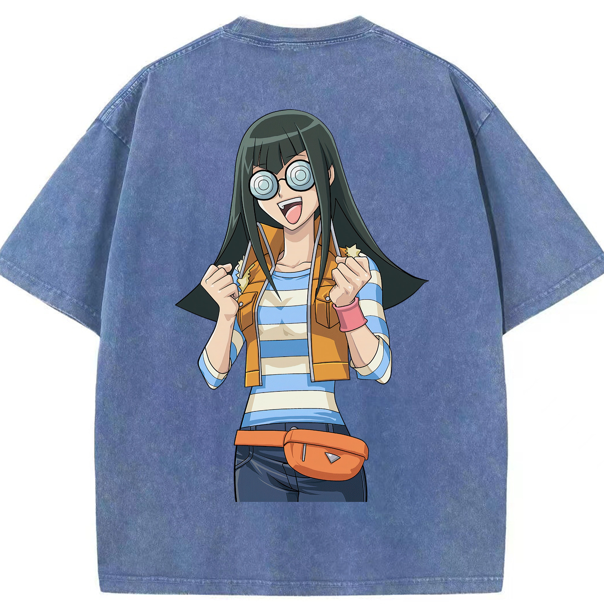 （画像用） 遊☆戯☆王 Yu-Gi-Oh! 綿100% ヴィンテージ風 半袖Tシャツ（背面プリント）