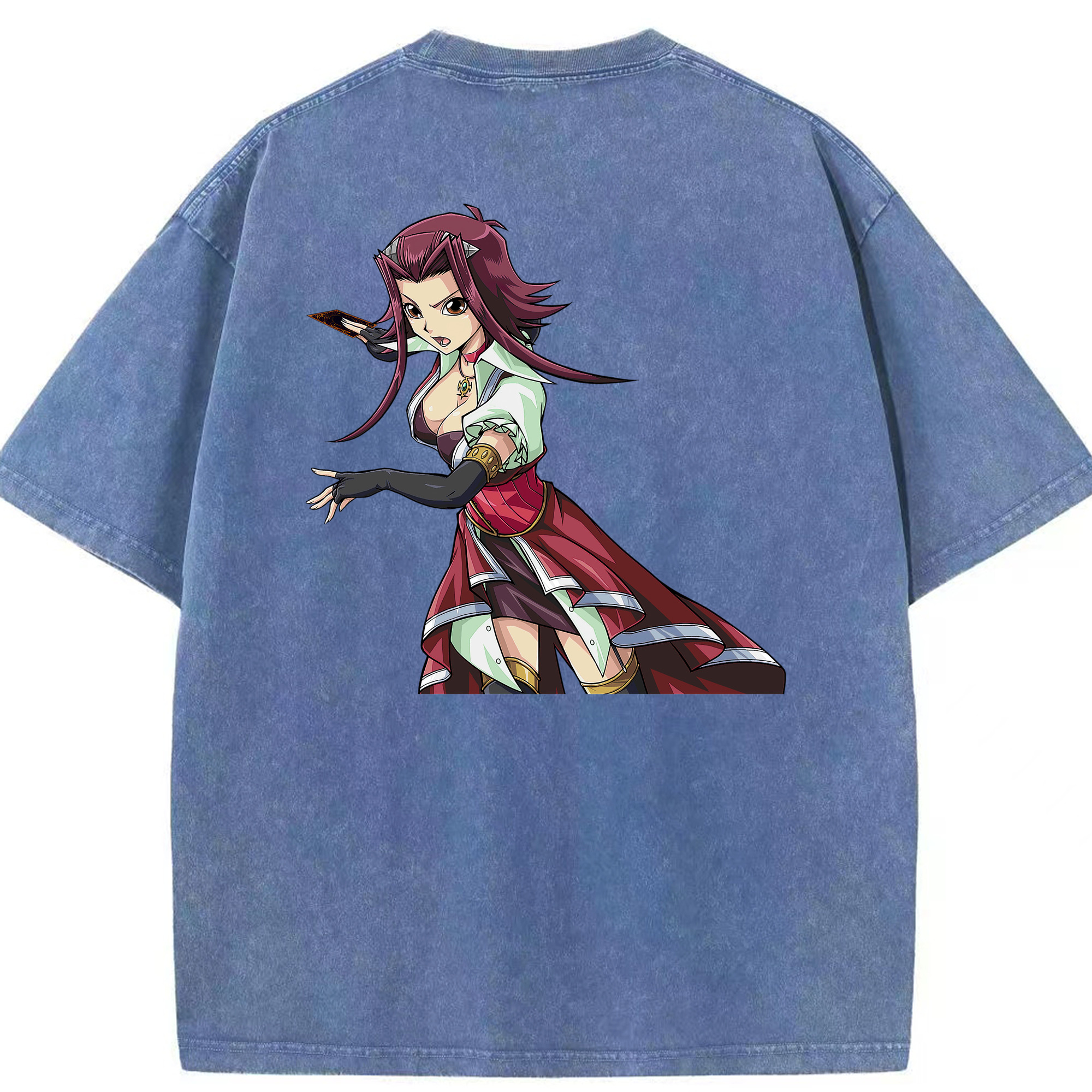 （画像用） 遊☆戯☆王 Yu-Gi-Oh! 綿100% ヴィンテージ風 半袖Tシャツ（背面プリント）