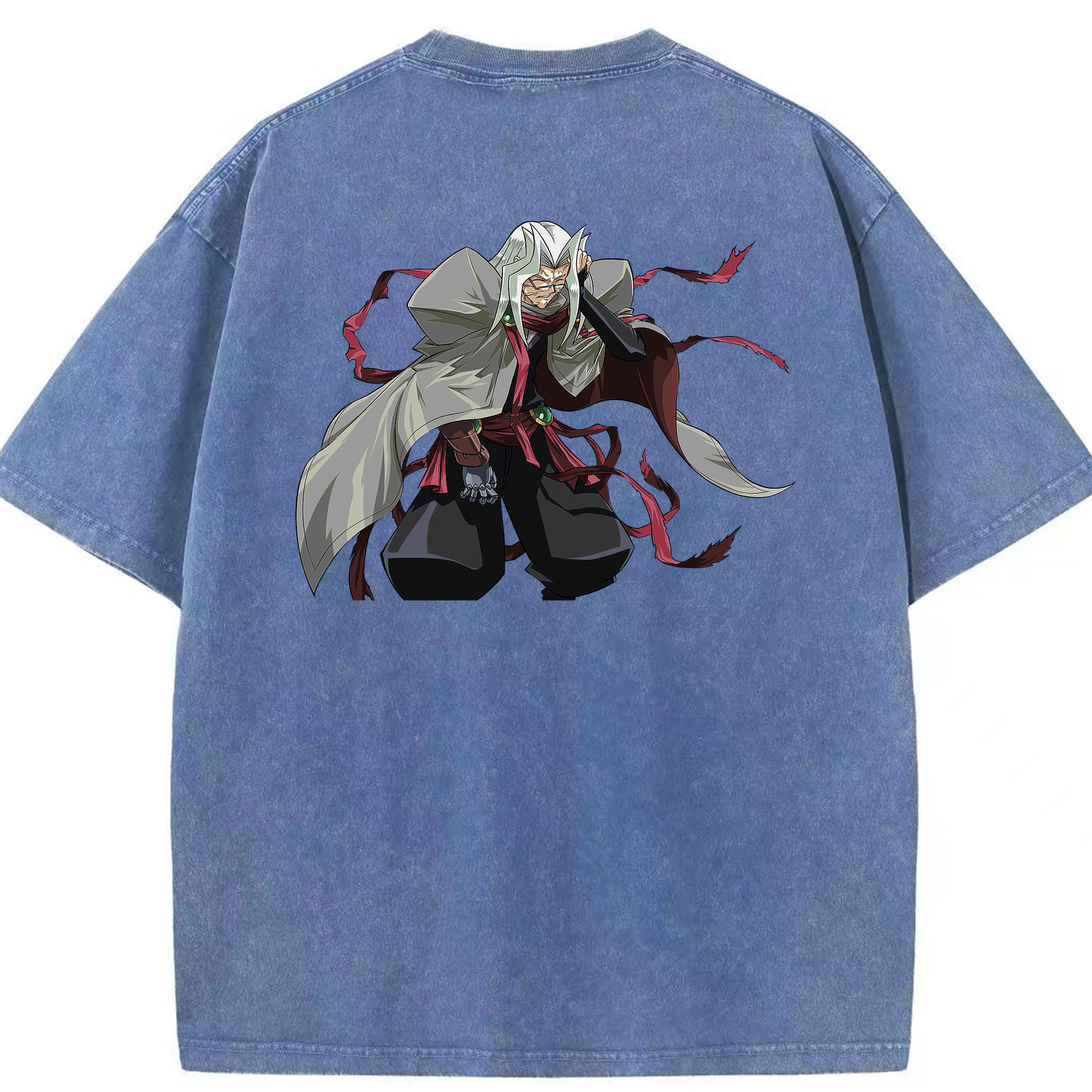 （画像用） 遊☆戯☆王 Yu-Gi-Oh! 綿100% ヴィンテージ風 半袖Tシャツ（背面プリント）