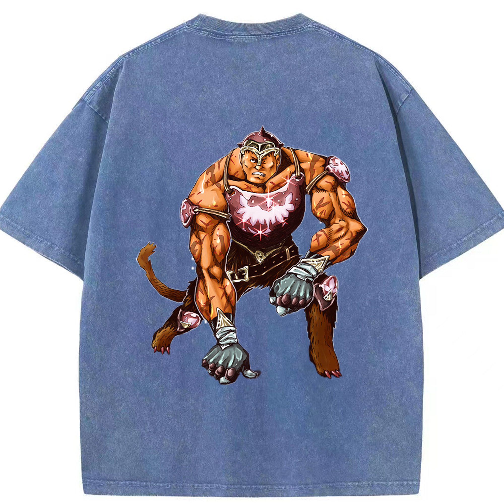 （画像用） 遊☆戯☆王 Yu-Gi-Oh! 綿100% ヴィンテージ風 半袖Tシャツ（背面プリント）