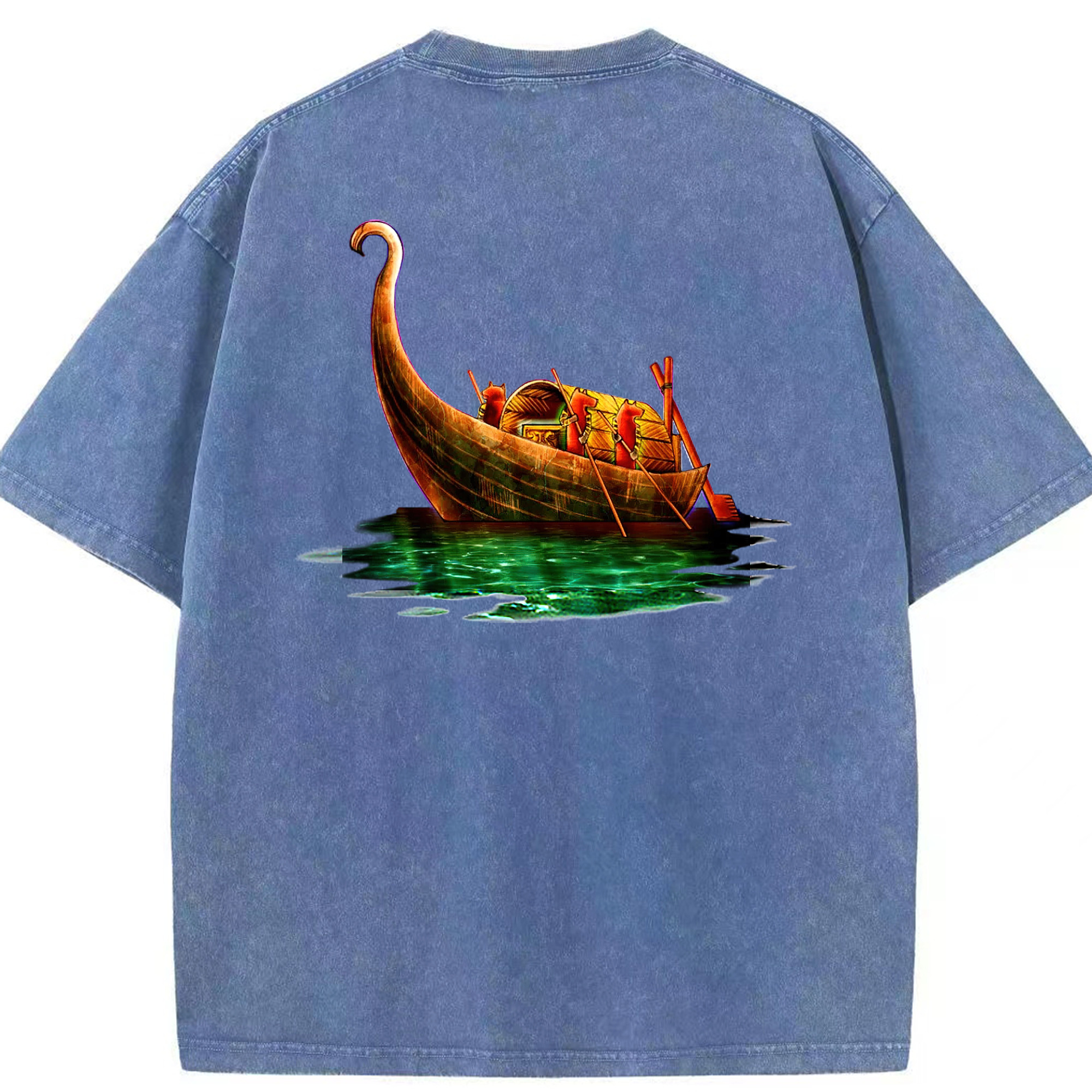 （画像用） 遊☆戯☆王 Yu-Gi-Oh! 綿100% ヴィンテージ風 半袖Tシャツ（背面プリント）