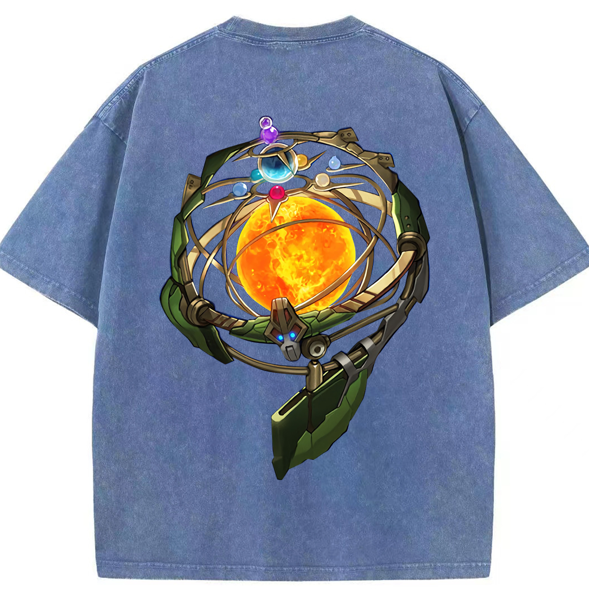 （画像用） 遊☆戯☆王 Yu-Gi-Oh! 綿100% ヴィンテージ風 半袖Tシャツ（背面プリント）